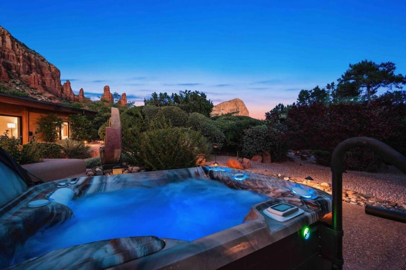 Chapel Vortex Home Red Rocks Hot Tub Gardens view 4