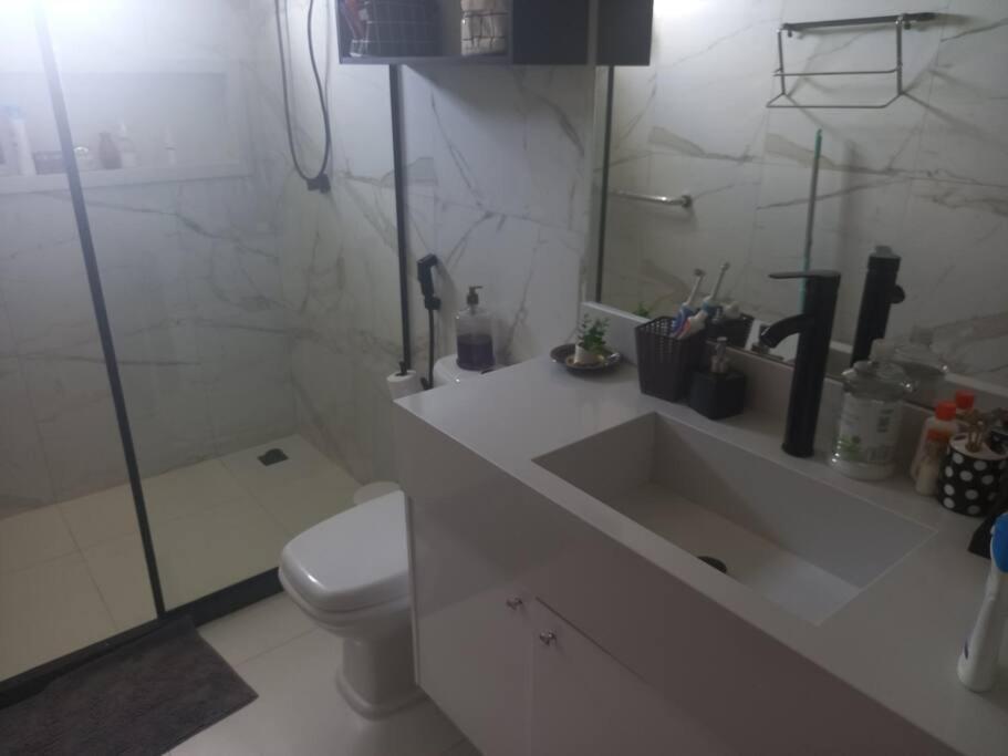 Apart Verdemar II - Confort 3 quartos com vista mar para até 8 pessoas