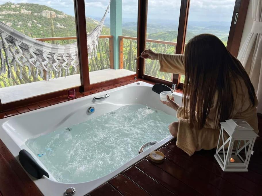 Chalé romântico, com vista panorâmica, para Casais