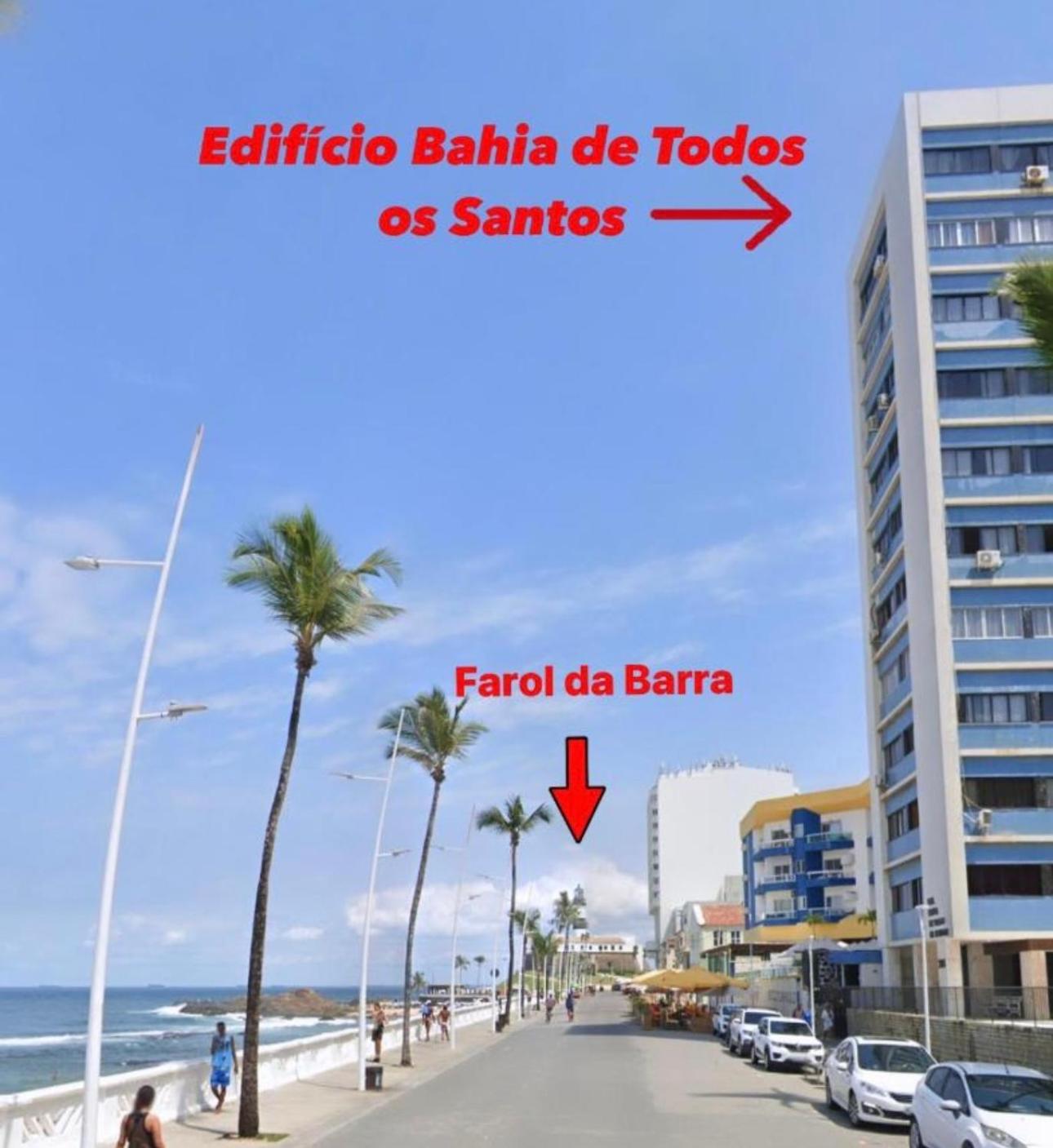 Belíssimo apartamento vista mar na Barra. Diretamente no circuito do Carnaval - Em frente a praia