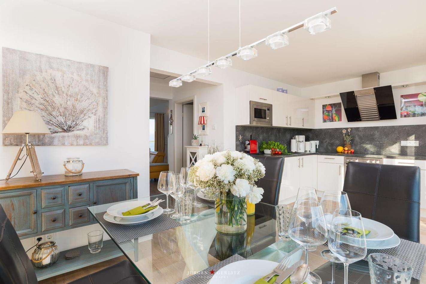 Ferienwohnung Quarterdeck en Olpenitz — kitchen