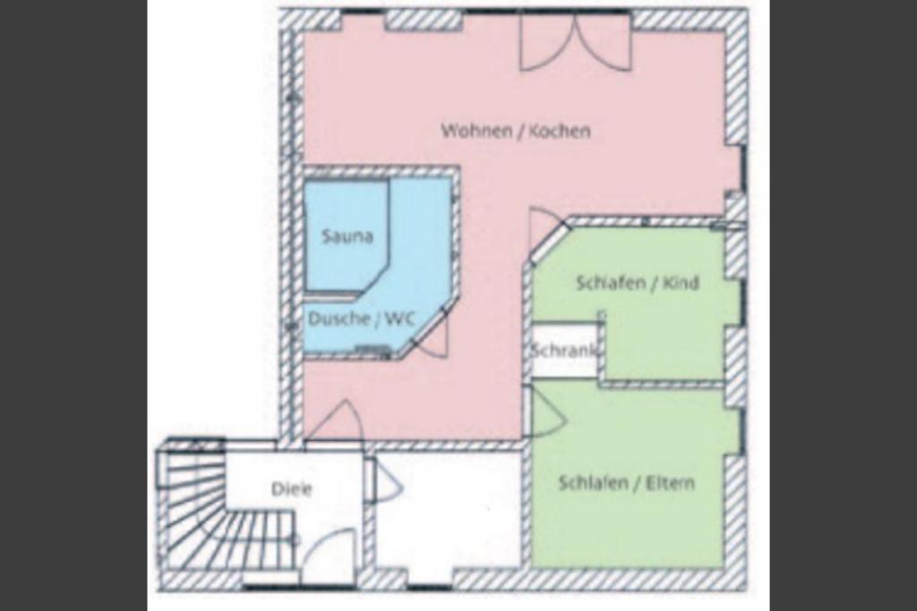4 Sterne Apartment Bernstein mit Terrasse und Sauna