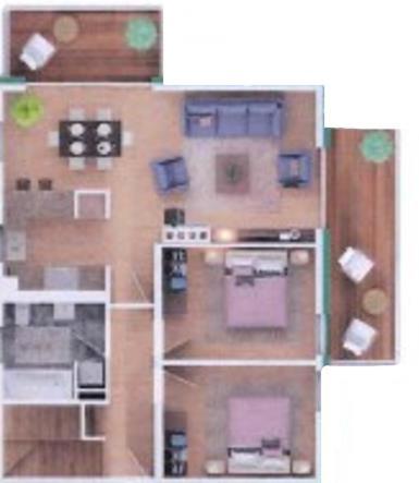 Ocean Sky- 3 OG, Maisonette, Balkon, Kamin