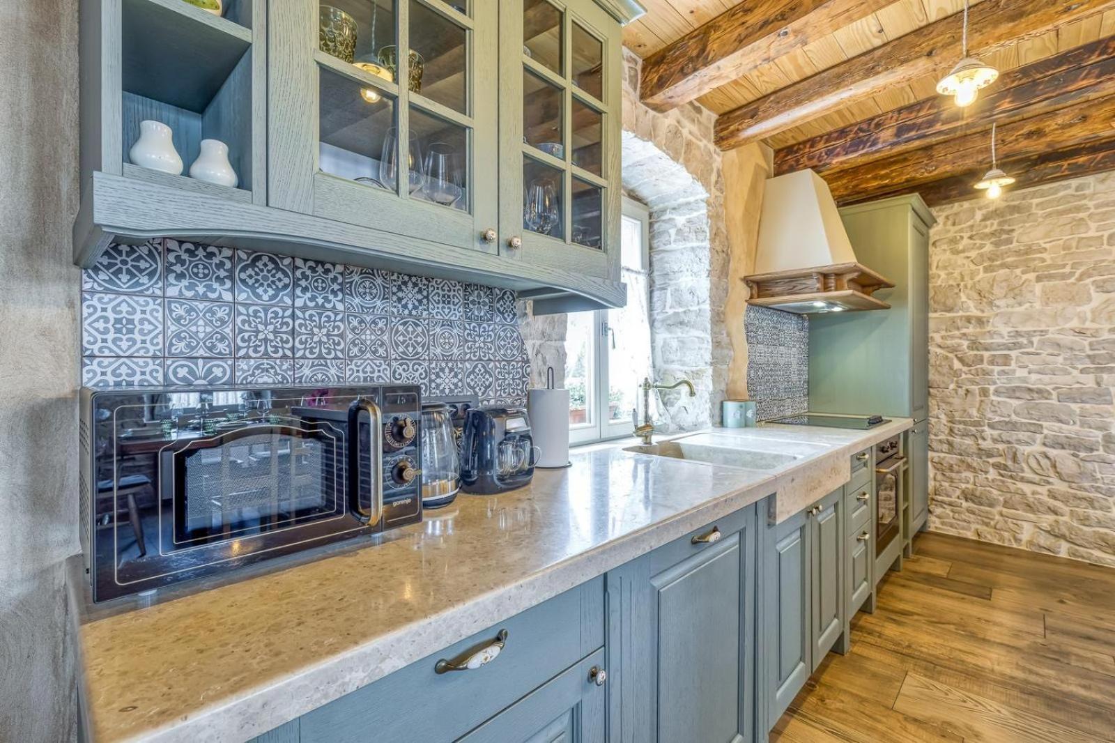 Rustic villa Kata with outdoor pool in Sveti Lovrec