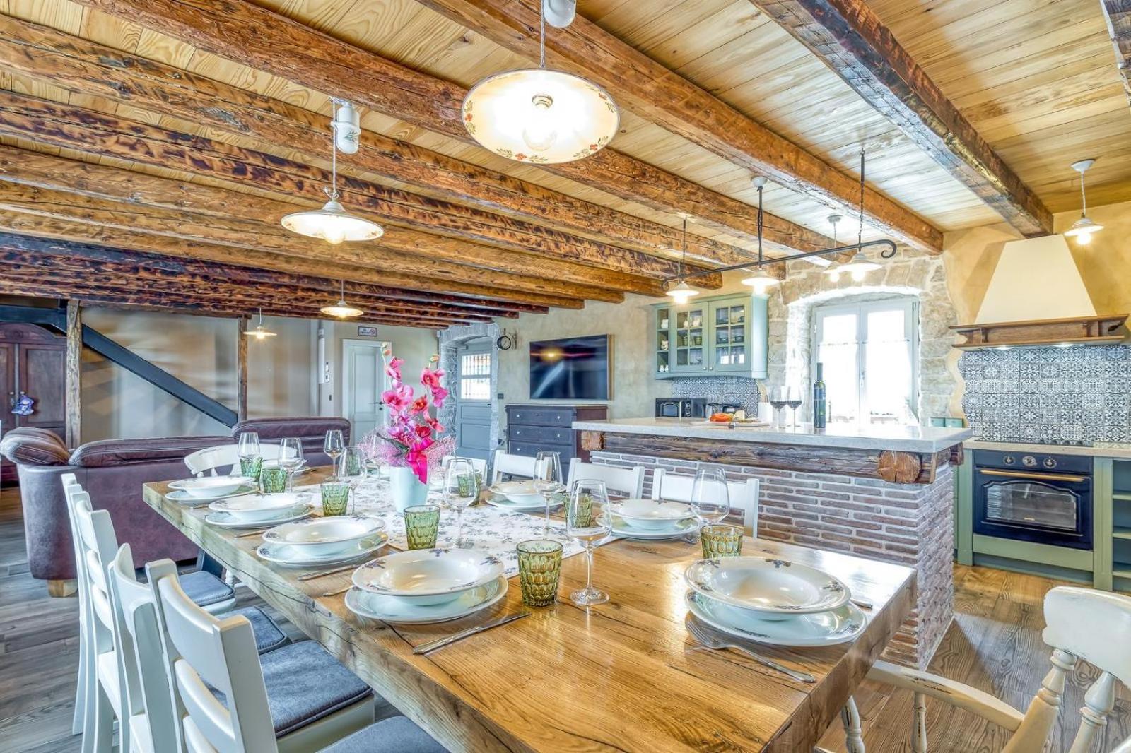 Rustic villa Kata with outdoor pool in Sveti Lovrec