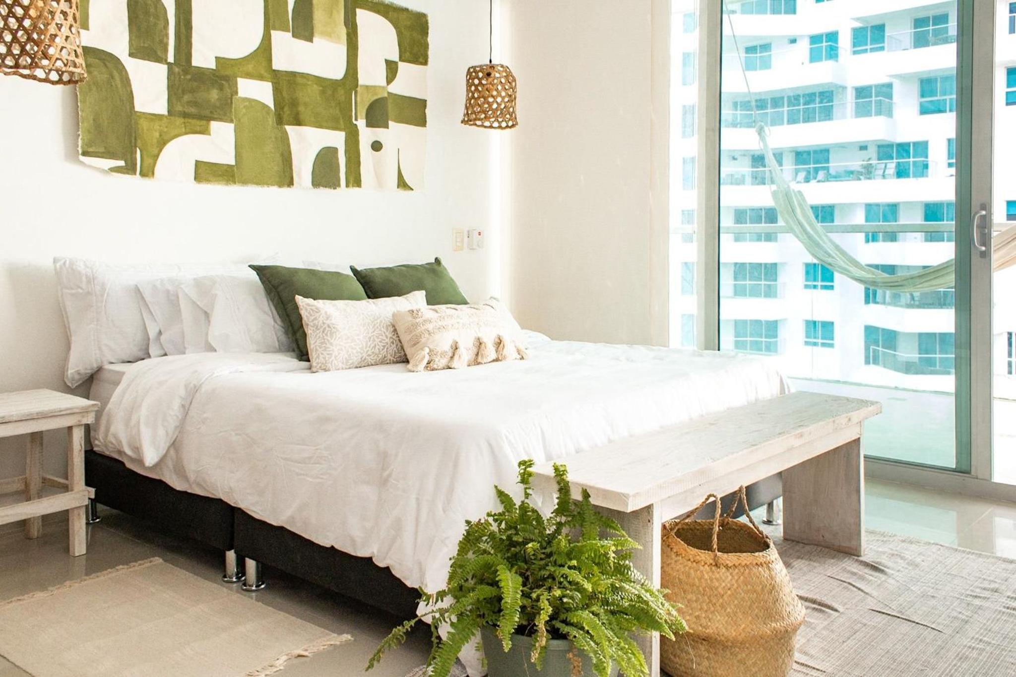 Oceanfront condominium with direct access to the beach.