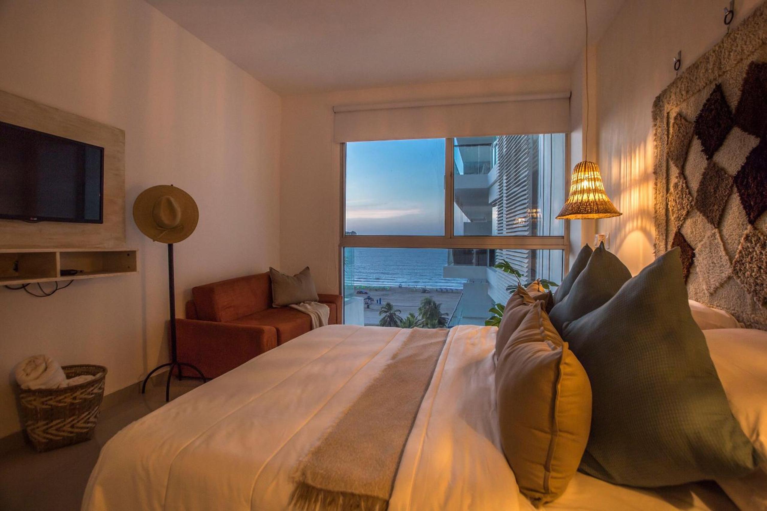Oceanfront condominium with direct access to the beach.