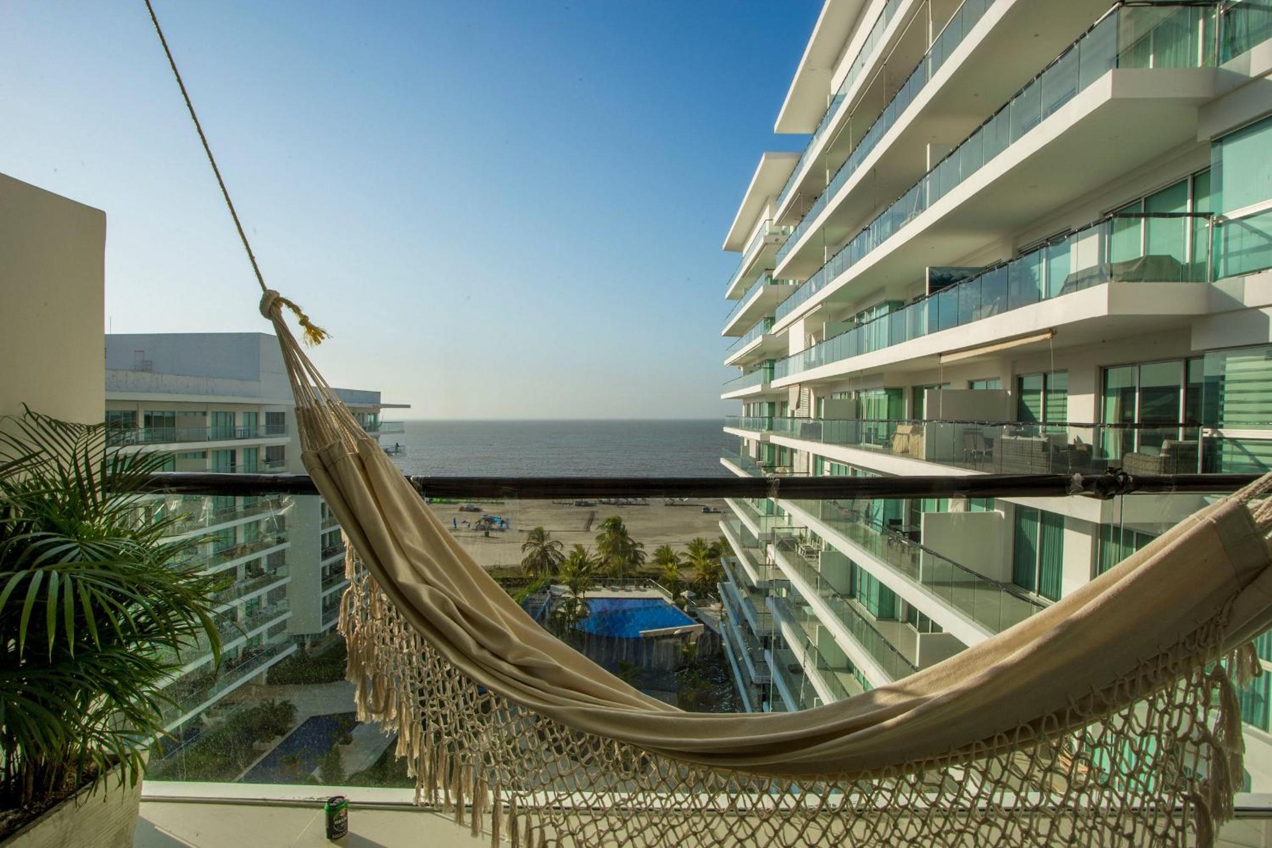 Oceanfront condominium with direct access to the beach.