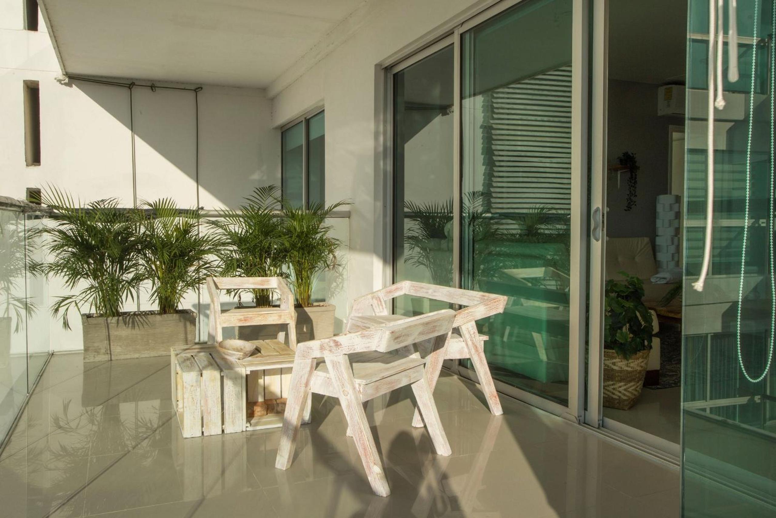 Oceanfront condominium with direct access to the beach.