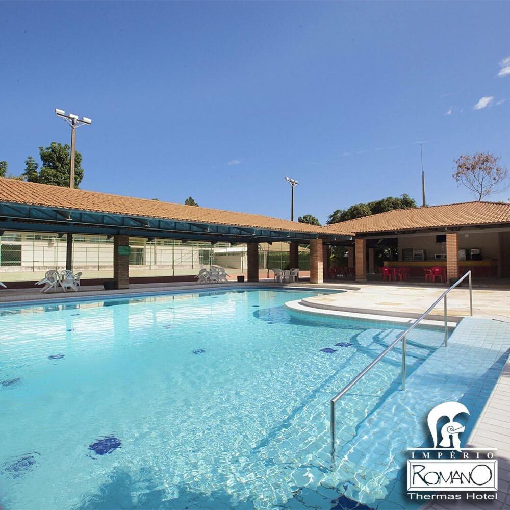 Caldas Novas - diRoma Spazzio - Apto até 4 pessoas - piscinas do hotel 24 horas