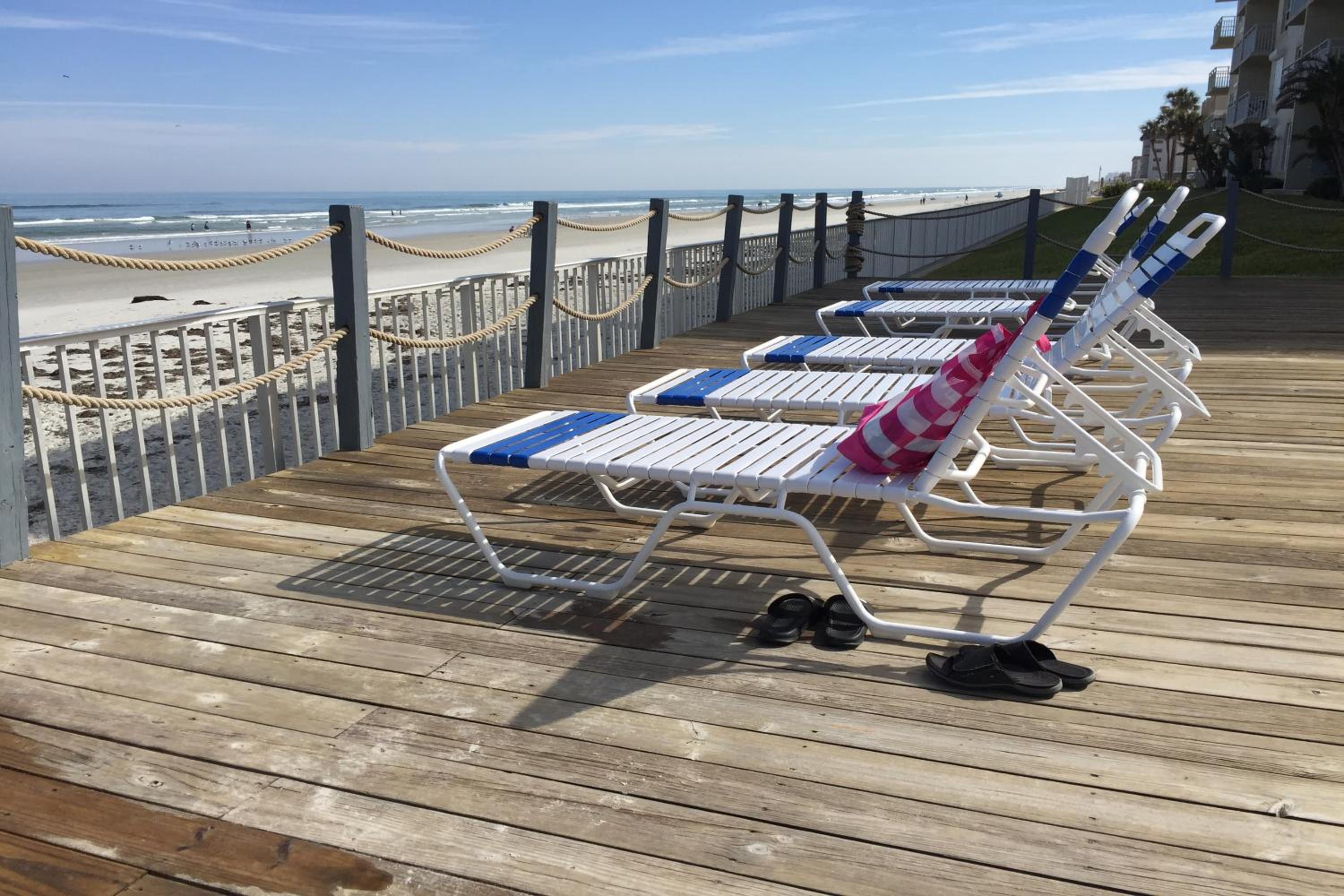 Top Floor Ocean and Pool Views located on No-Drive Beach with 2 Complex Pools