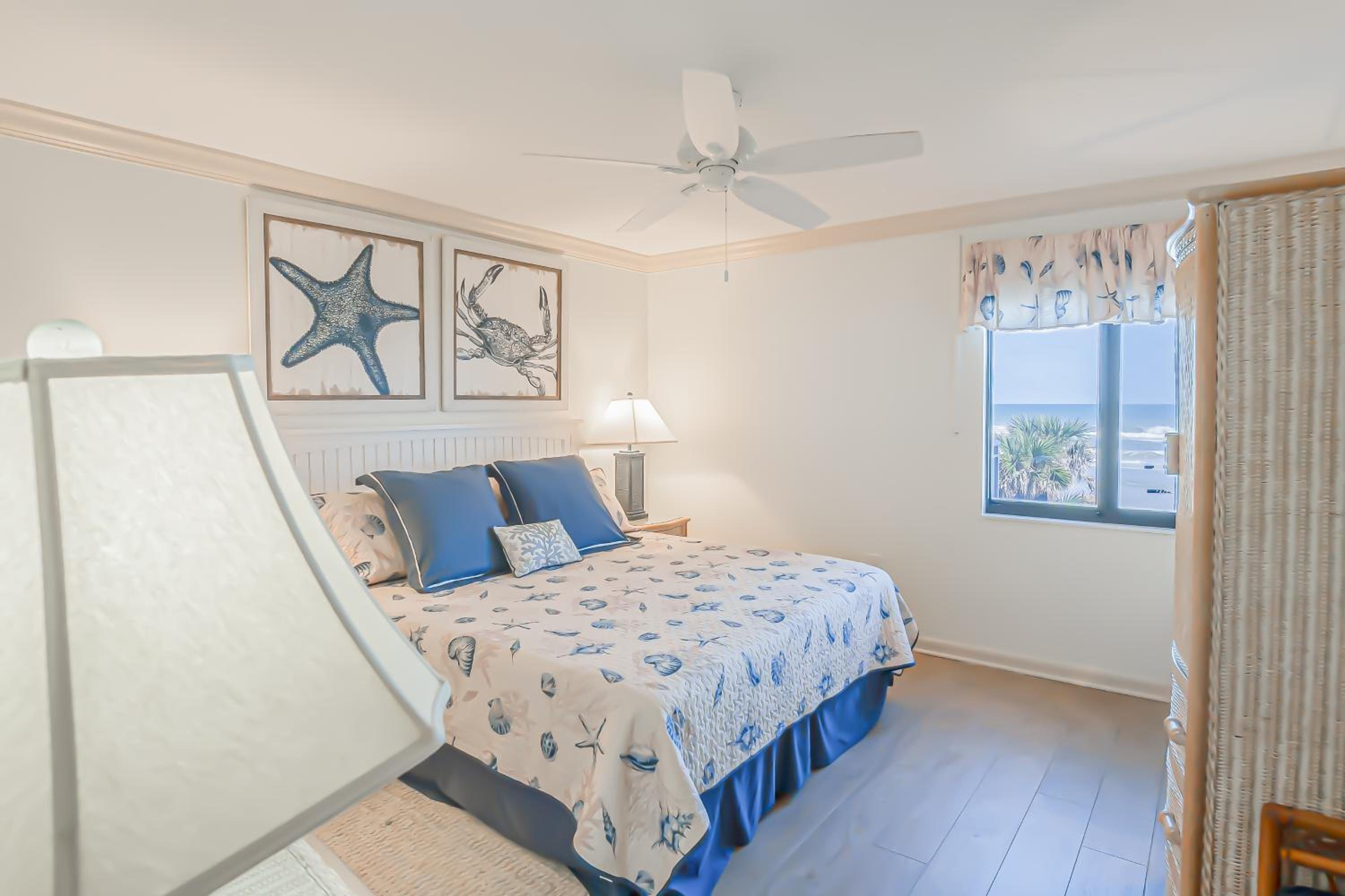 Oceanfront views on no-drive beach with complex pool!