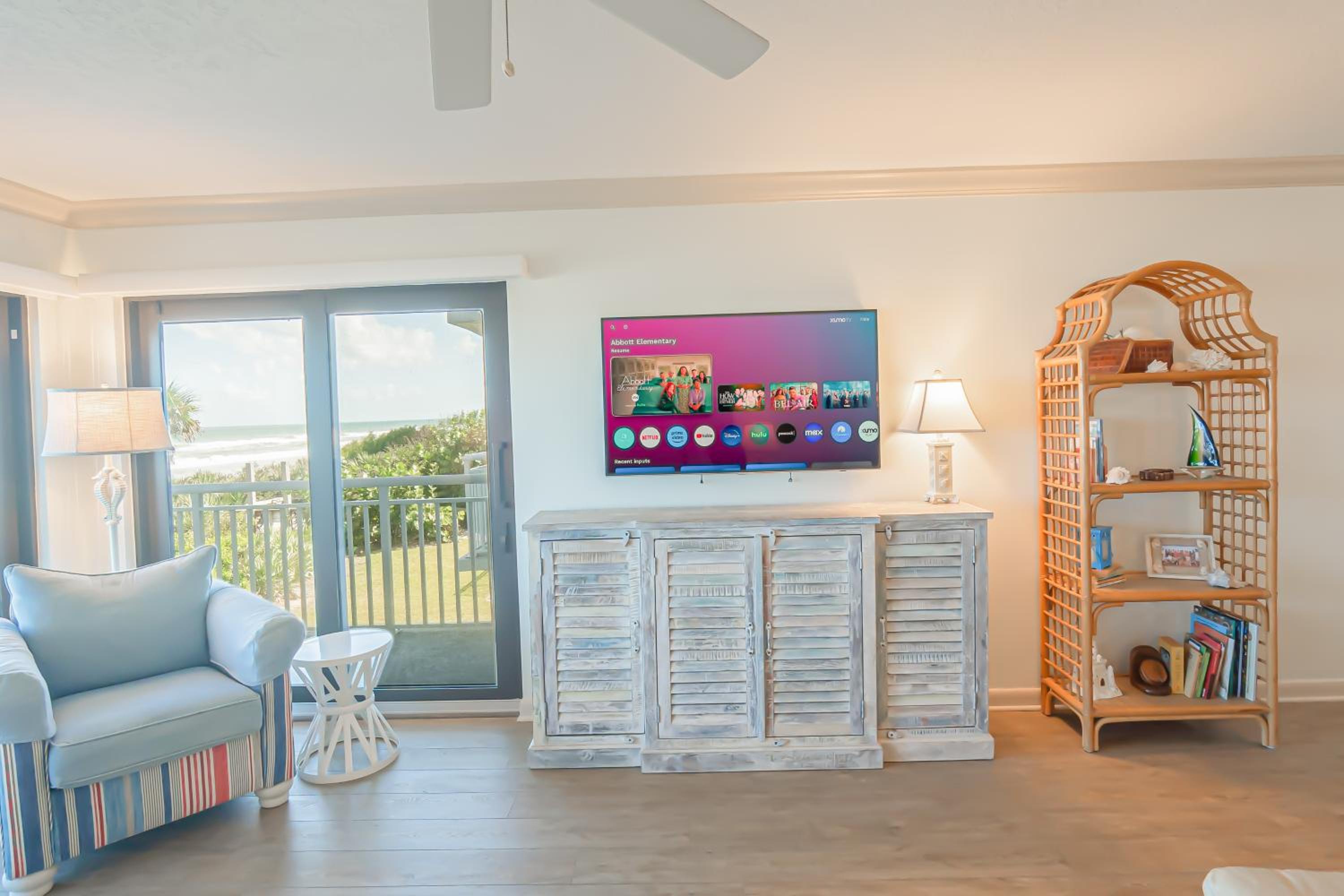 Oceanfront views on no-drive beach with complex pool!