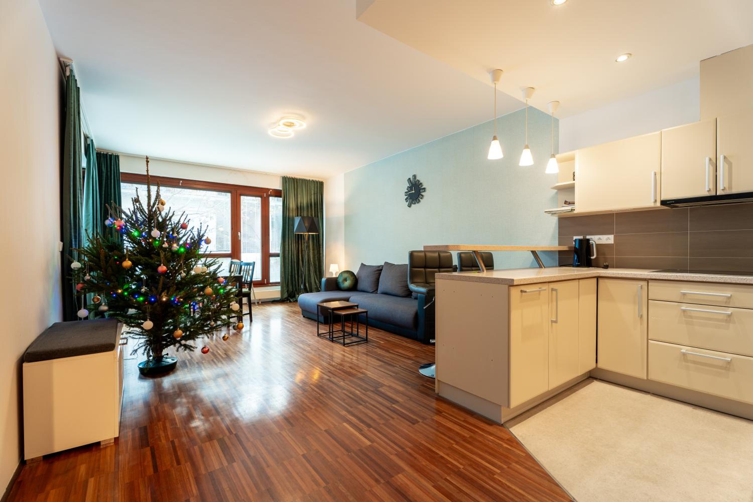 AuriApartments Karlín 2KK s terasou a parkováním