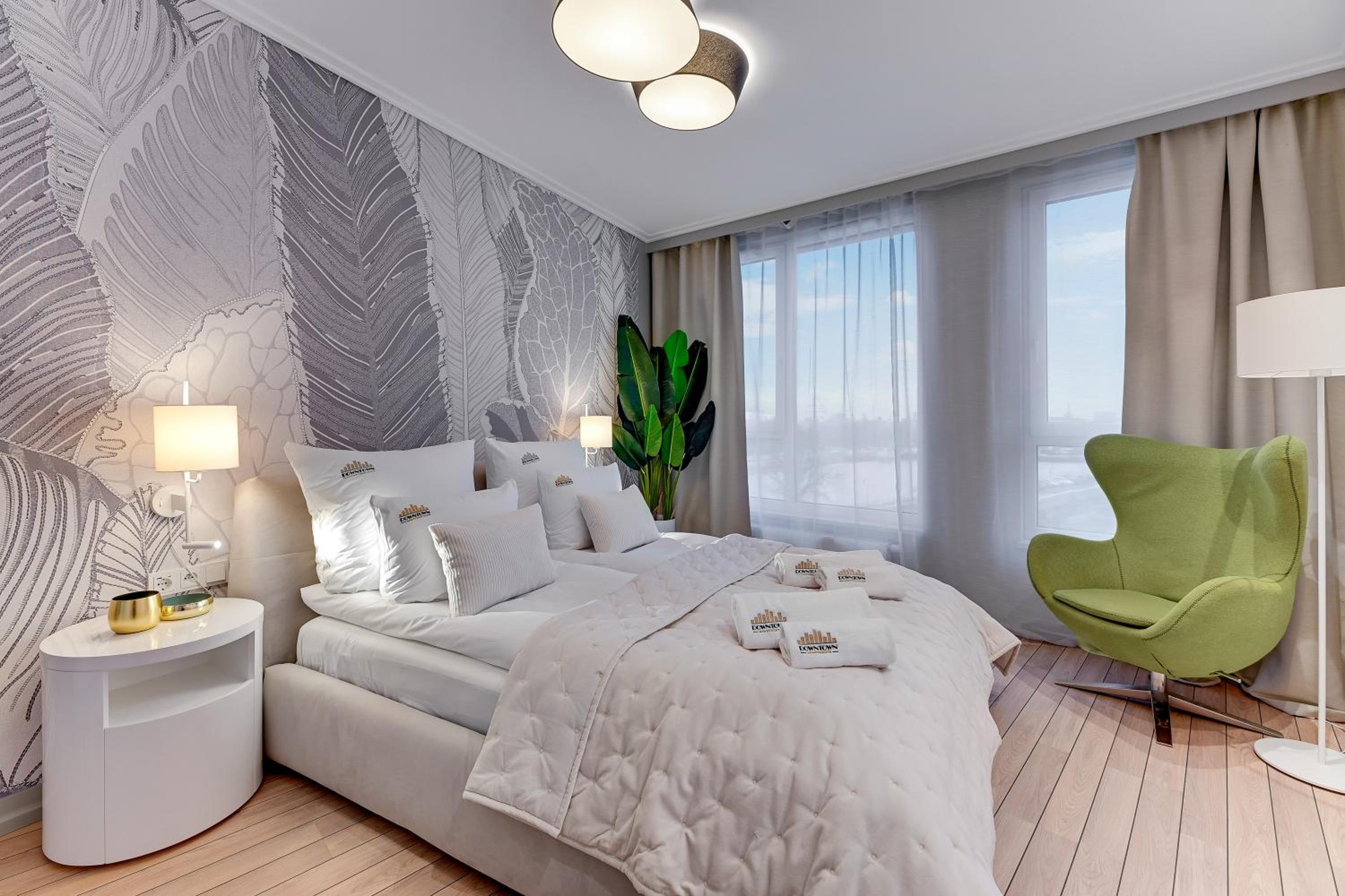 Chlebova - Riverside View Terrace, Free Parking, Gym & Kidsplay by Downtown Apartments