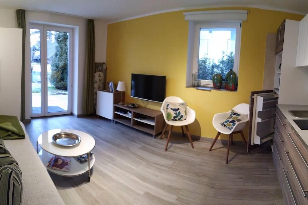 Gemütliches Garten-Apartment mit Bergblick