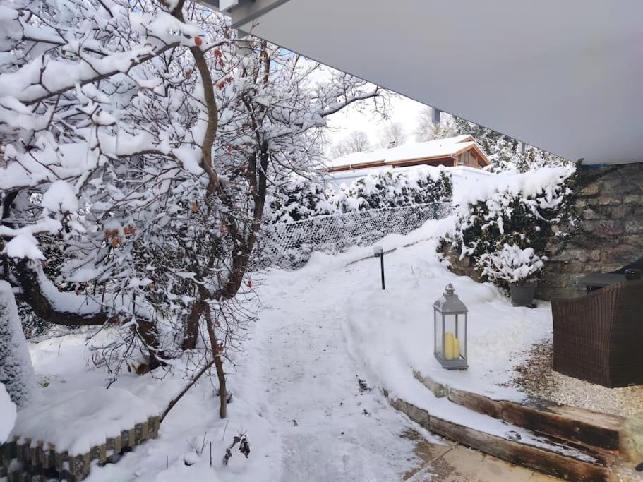 Gemütliches Garten-Apartment mit Bergblick