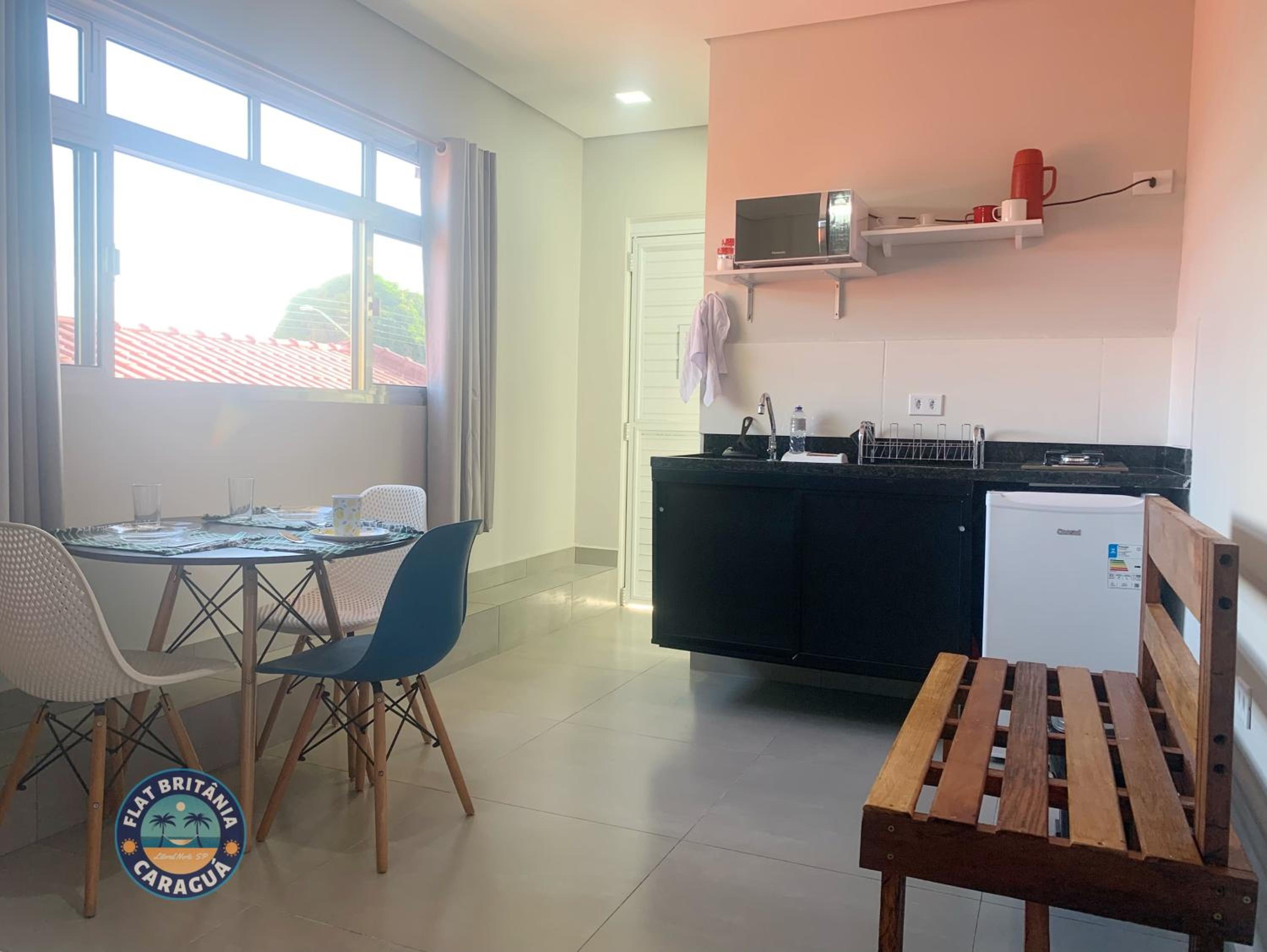 Charmoso Flat Novo com Ar Perto do Mar