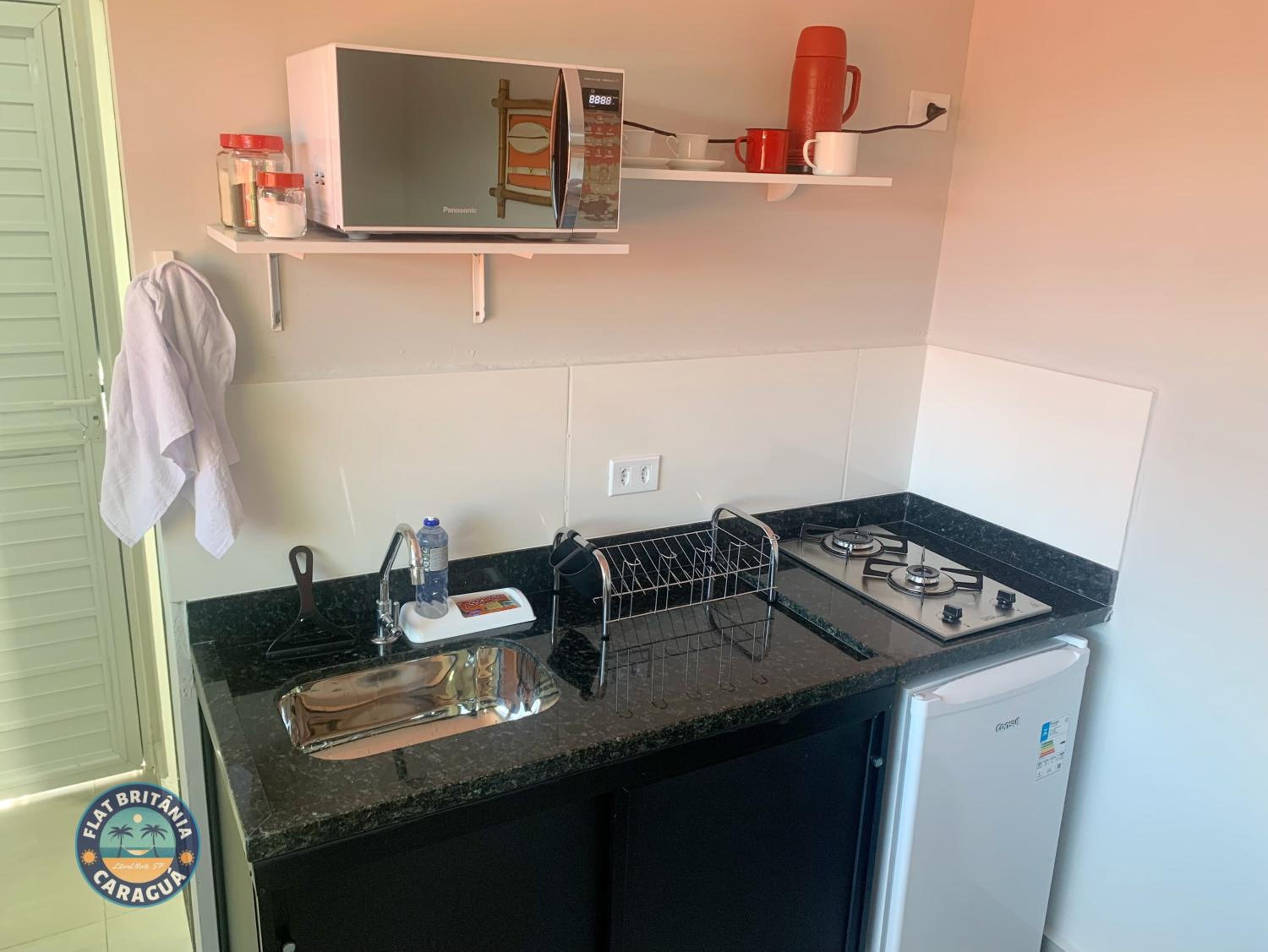 Charmoso Flat Novo com Ar Perto do Mar