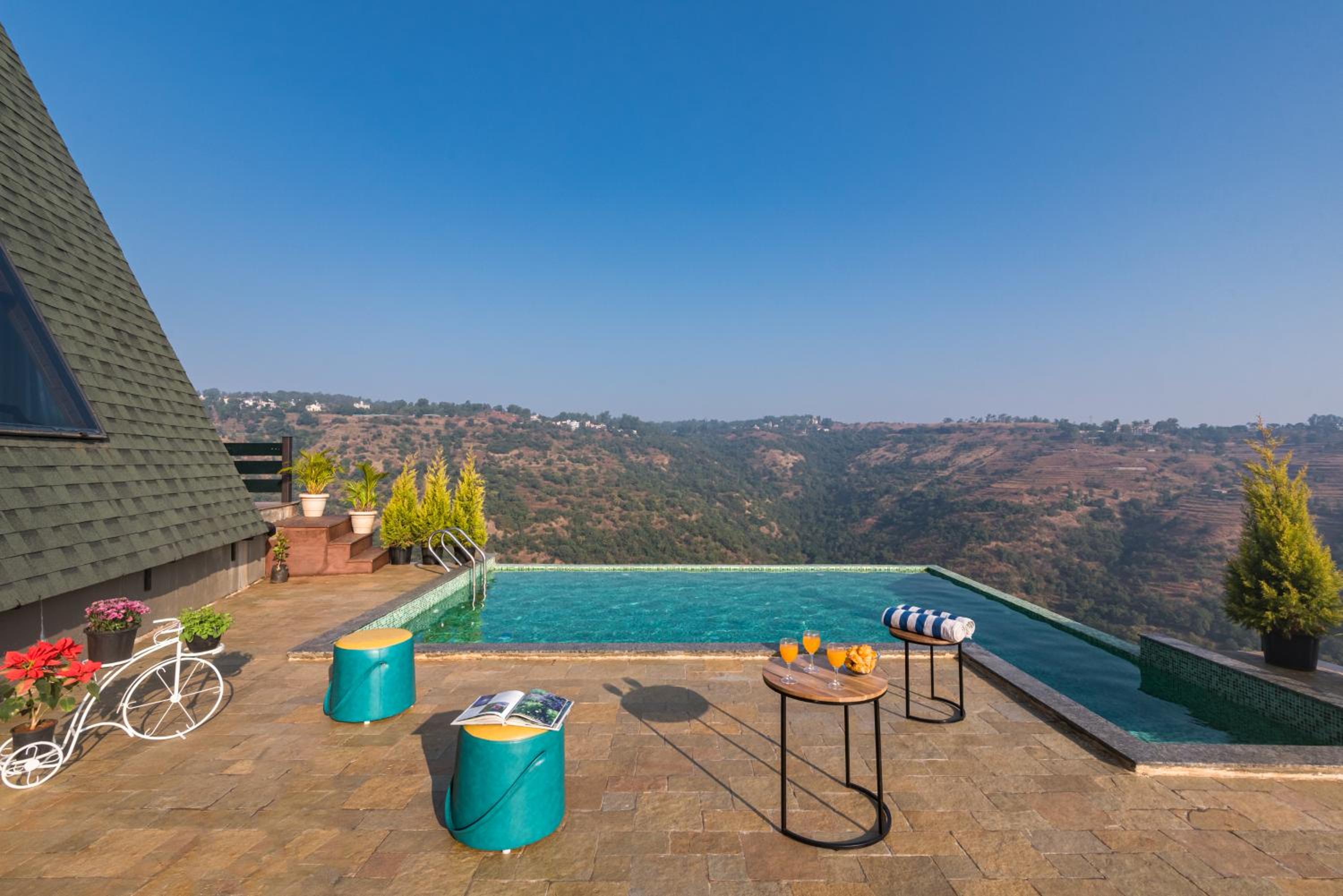 SaffronStays A Vantage, Panchgani - A Pyramid Shaped Unique Luxury Villa With Infinity Valley Views view 3