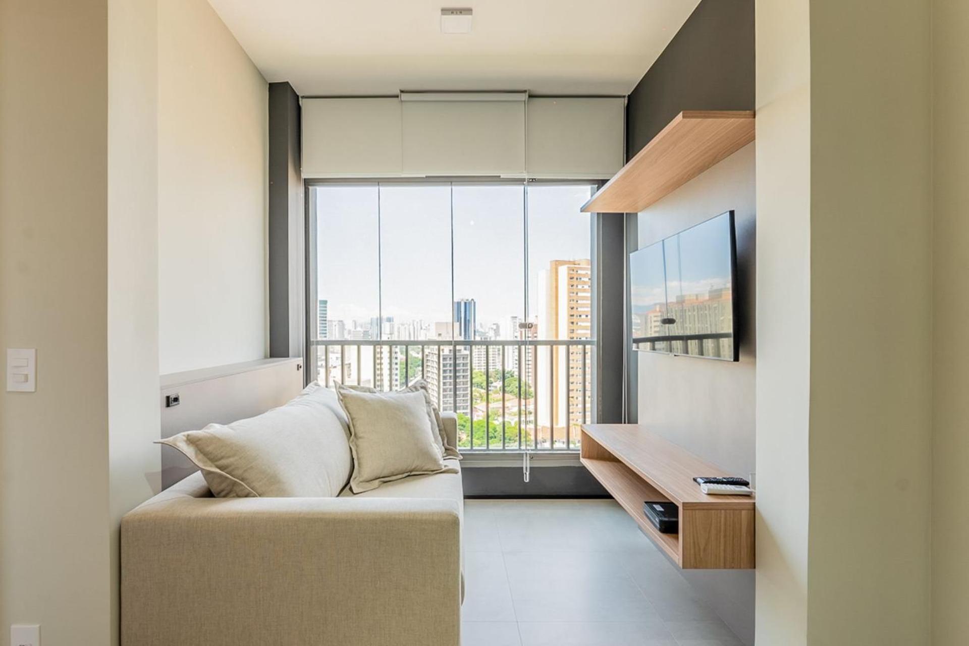 Studios Novíssimos com Piscina no Rooftop e vista para o Allianz Parque