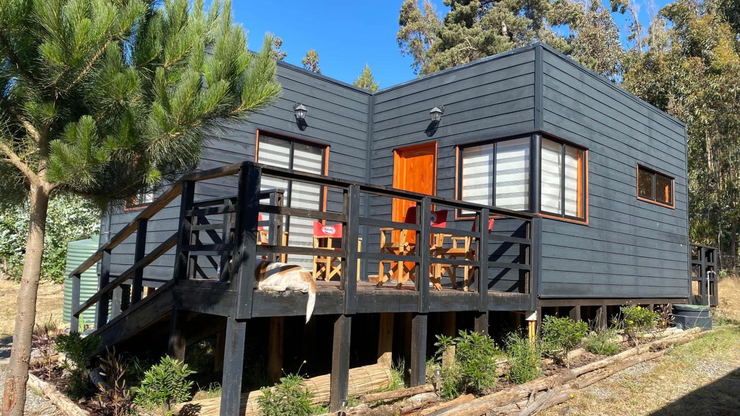 Cabaña Matanzas tinaja privada vista al bosque