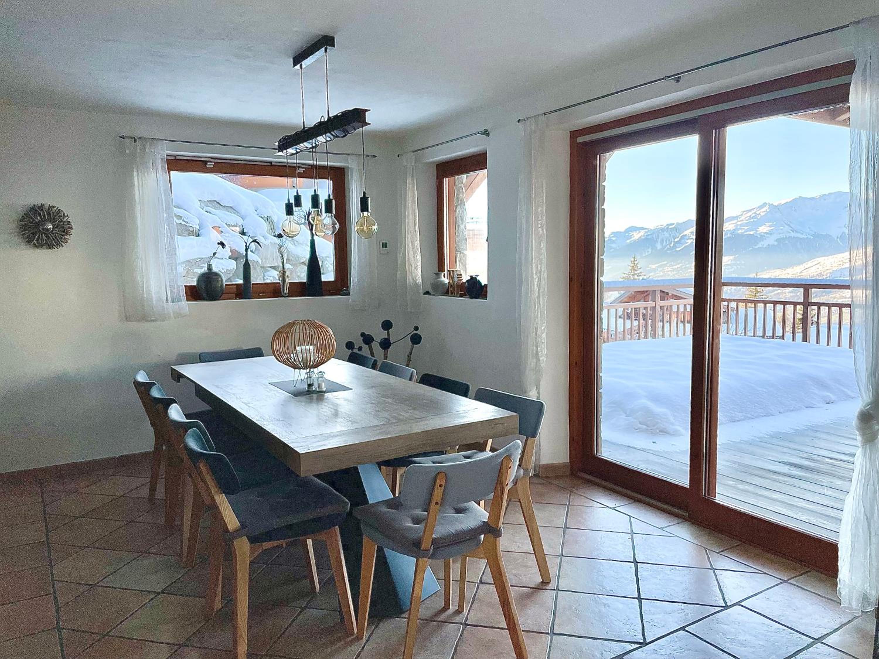 Arc 1800, le Chalet Manaro avec sa vue panoramique view 4