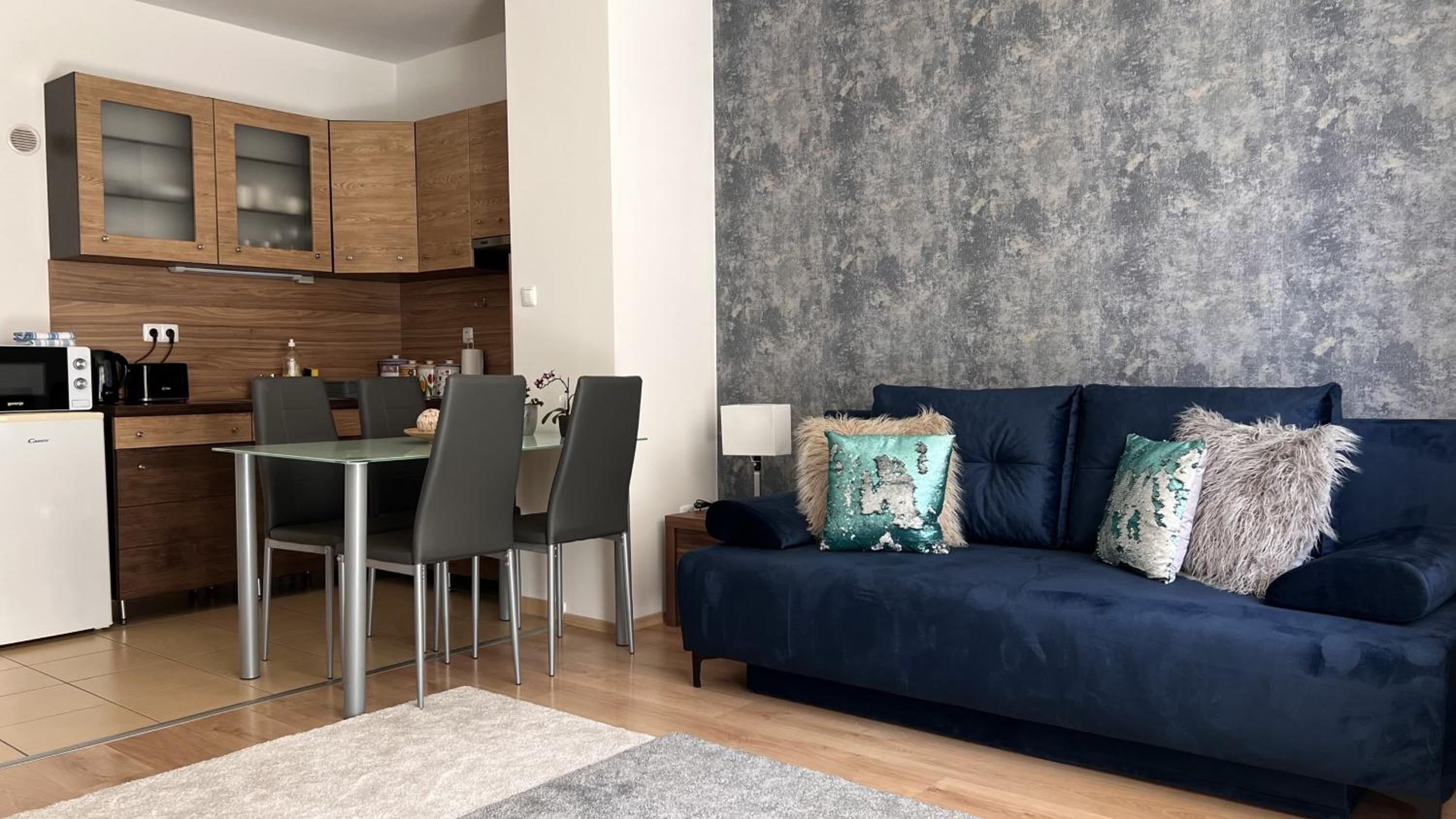Cosy Living Apartment w Balcony view 5