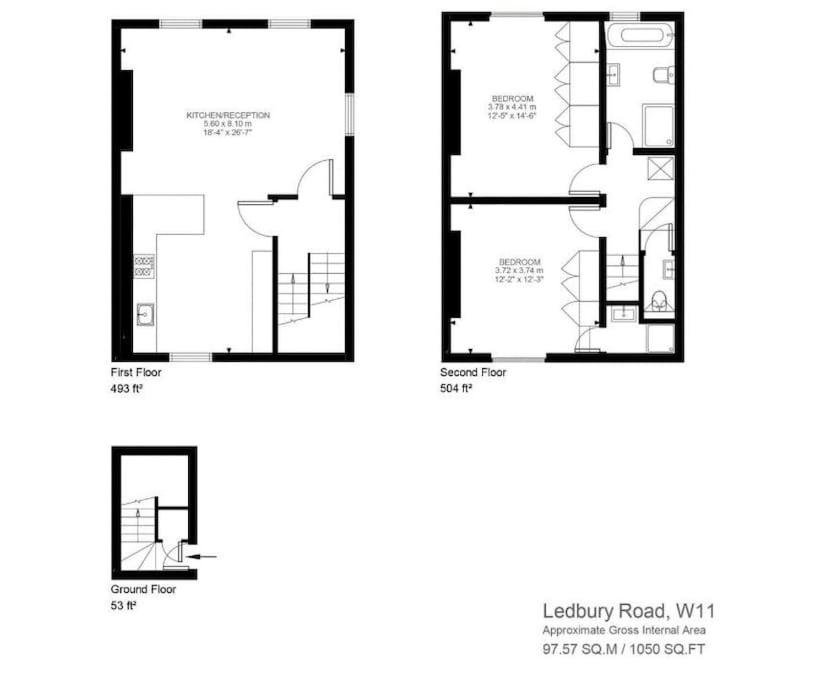 Spectacular flat located in prime Notting Hill