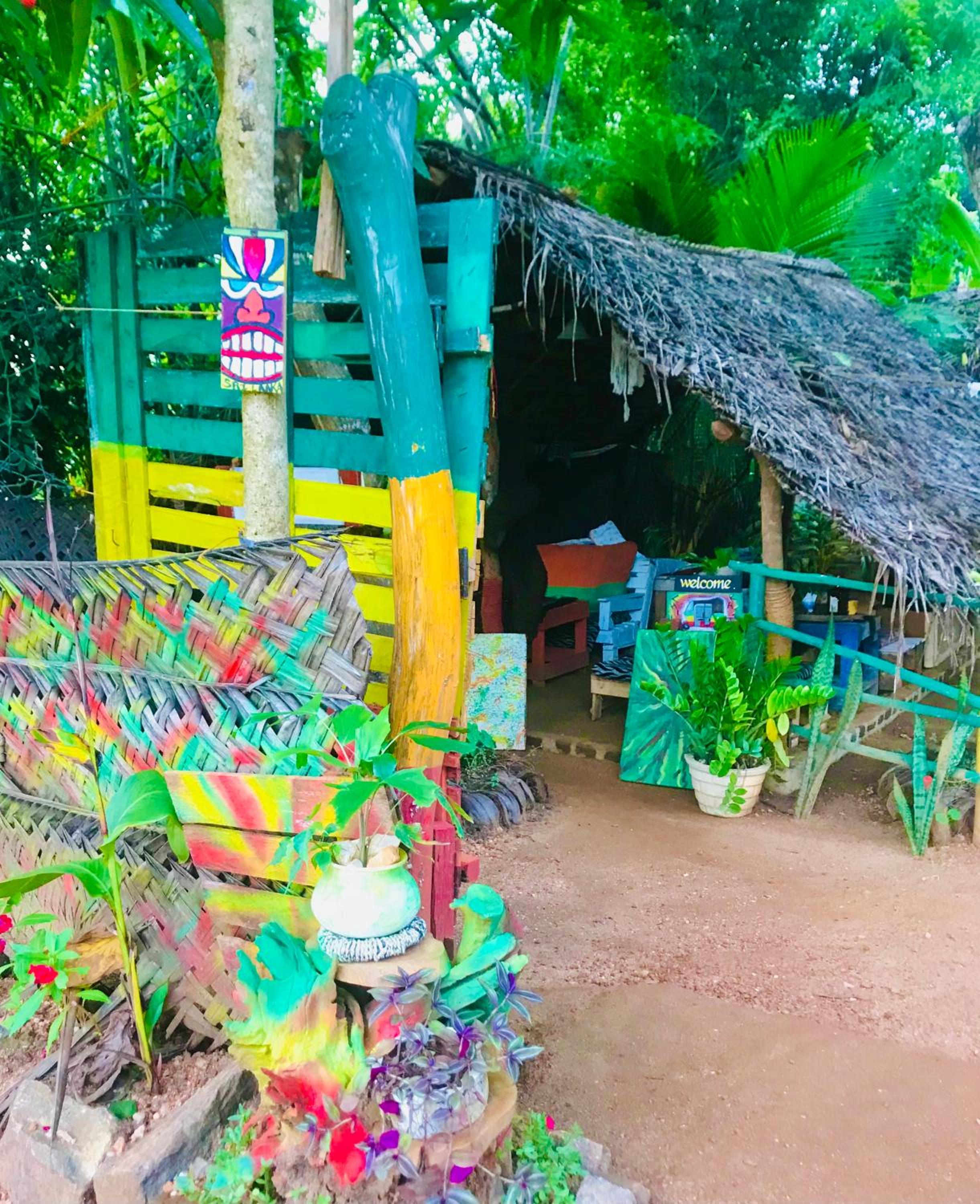 Reggae paradise hostel view 2
