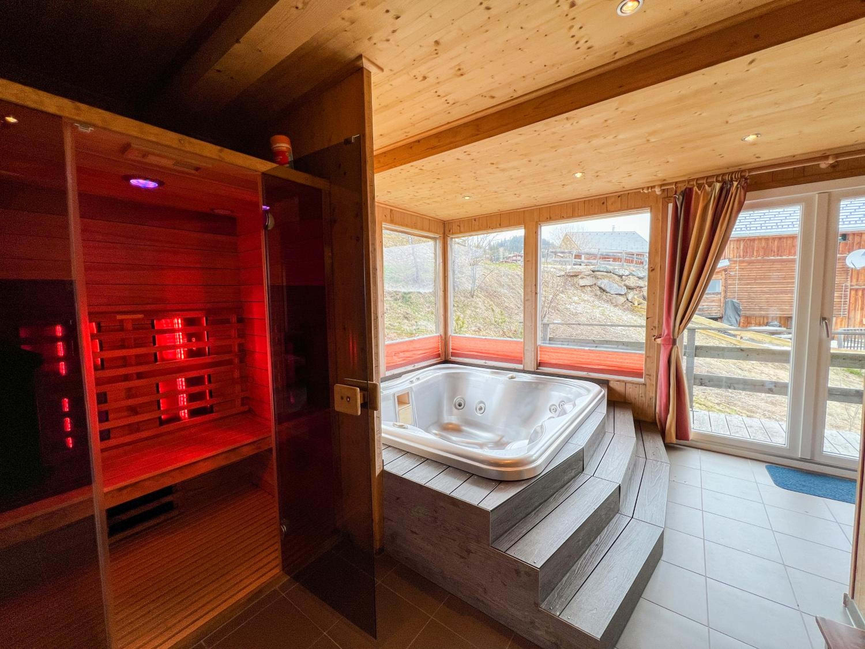 1A Chalet '4 Jahreszeiten' Ski fahren und Jacuzzi mit Aussicht!
