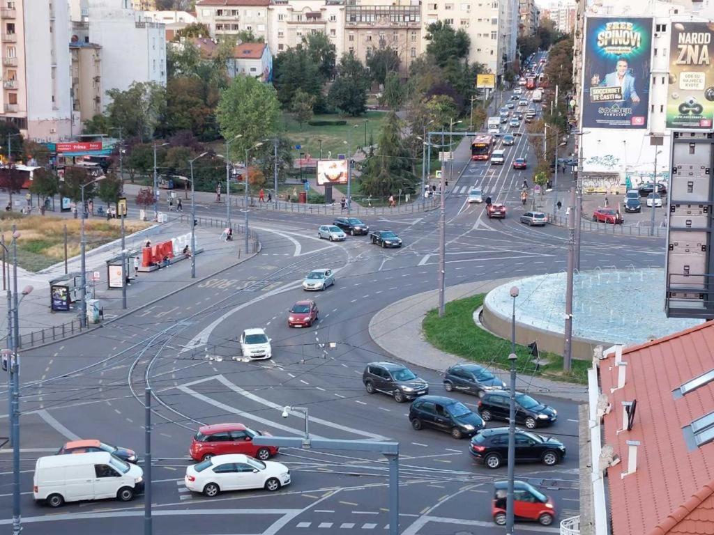 Slavija Square Belgrade view 3