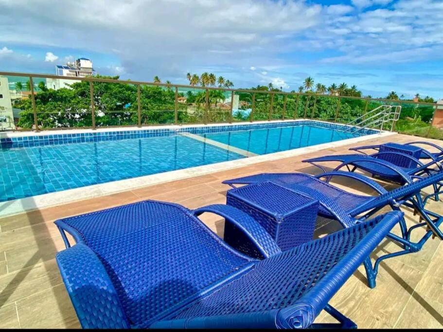 Flat com Rooftop à 100metros das Piscinas Naturais