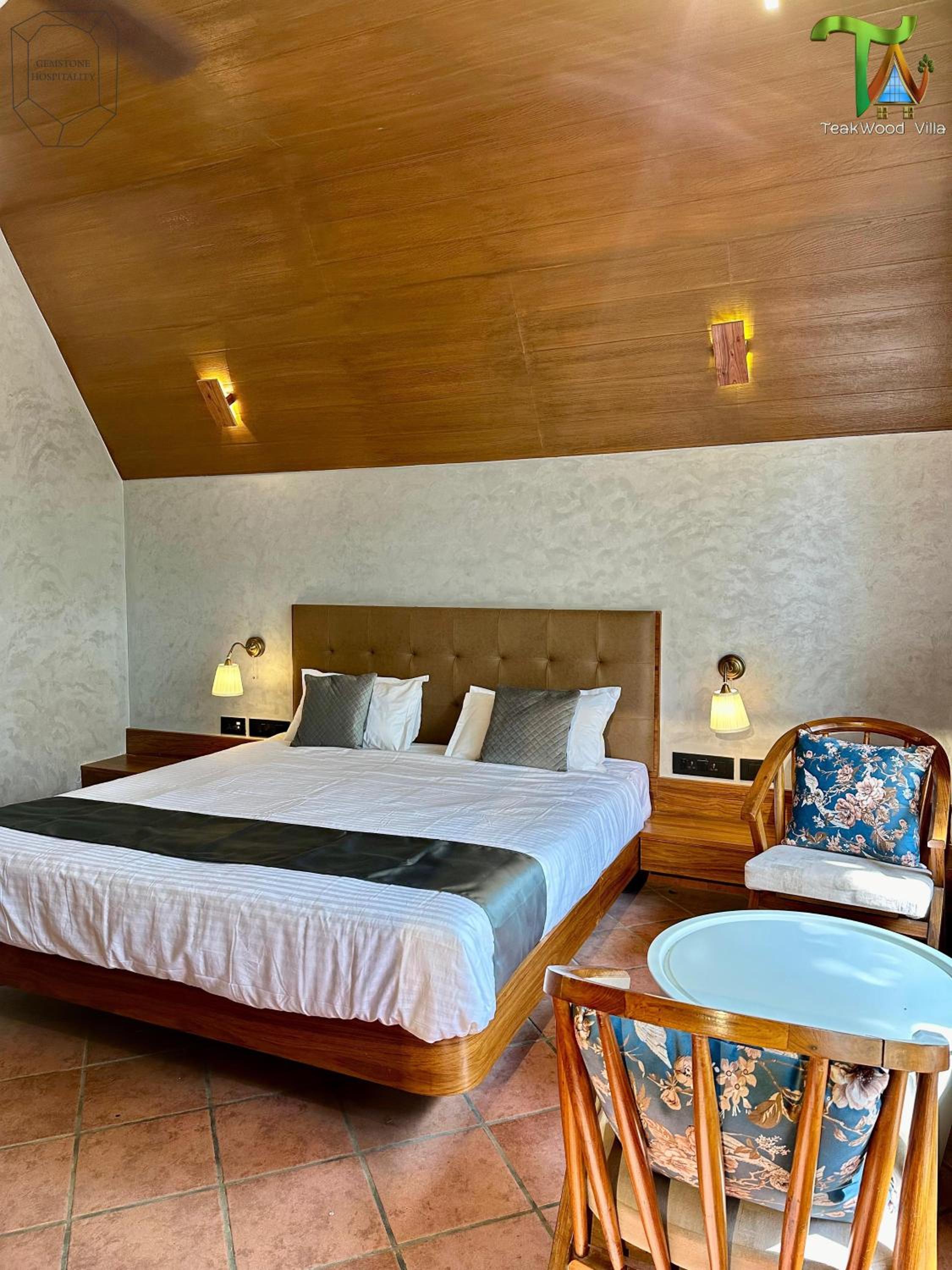 Luxurious 3BHK W//Pool Teakwood Villa By Gemstone Hospitality view 3