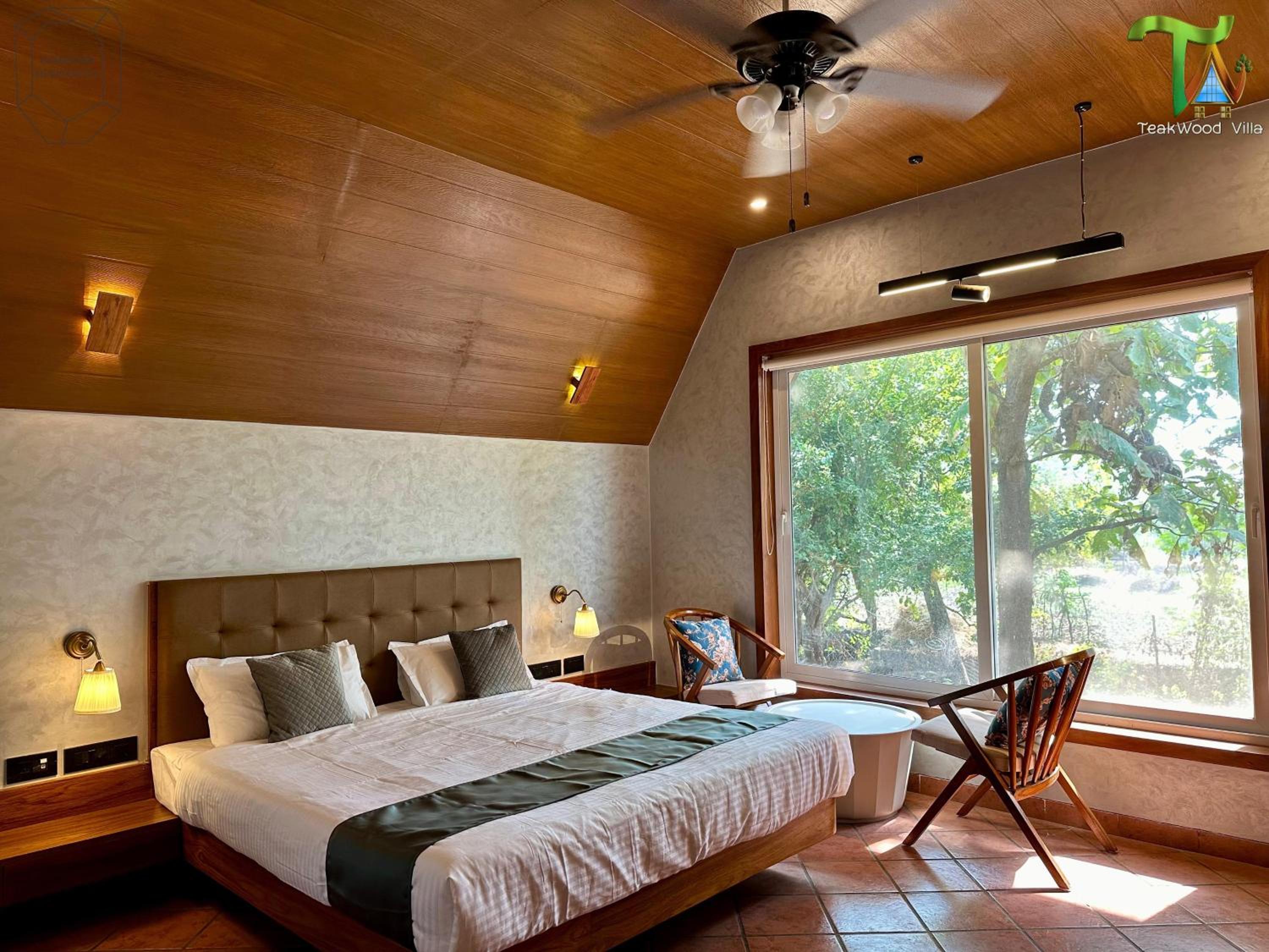Luxurious 3BHK W//Pool Teakwood Villa By Gemstone Hospitality view 2