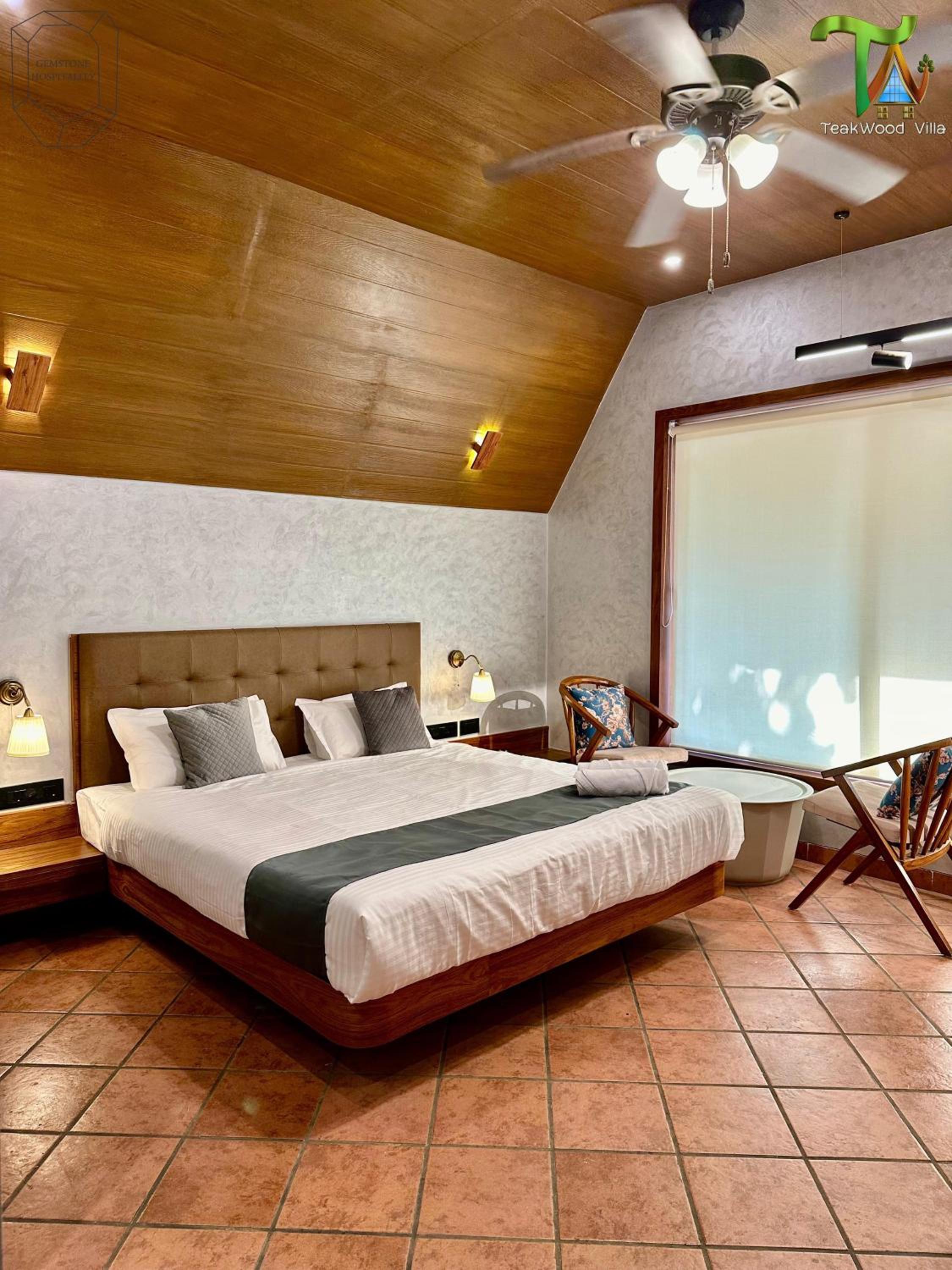 Luxurious 3BHK W//Pool Teakwood Villa By Gemstone Hospitality view 5