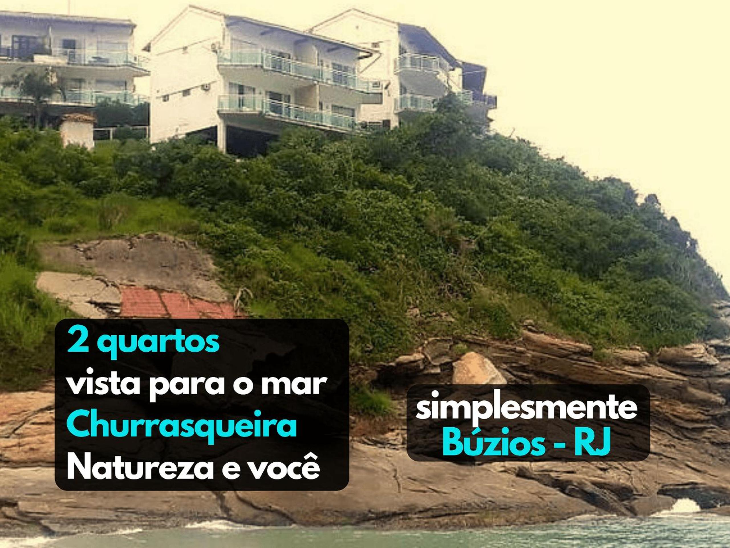 Beautiful 2 Bedrooms with Parking Space in Búzios, Stunning Sea View