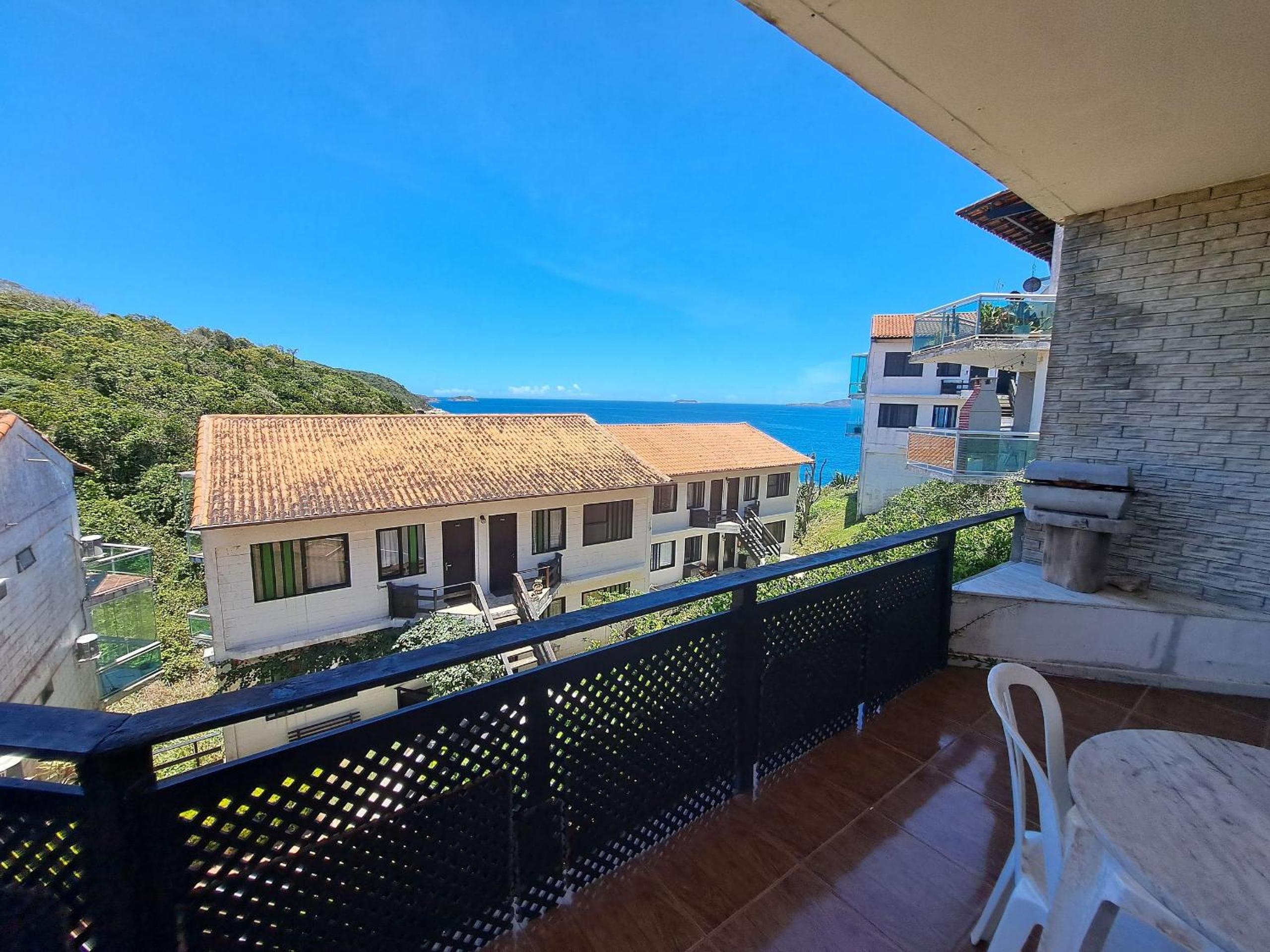 Beautiful 2 Bedrooms with Parking Space in Búzios, Stunning Sea View
