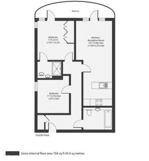 Stylish apartment with underground parking