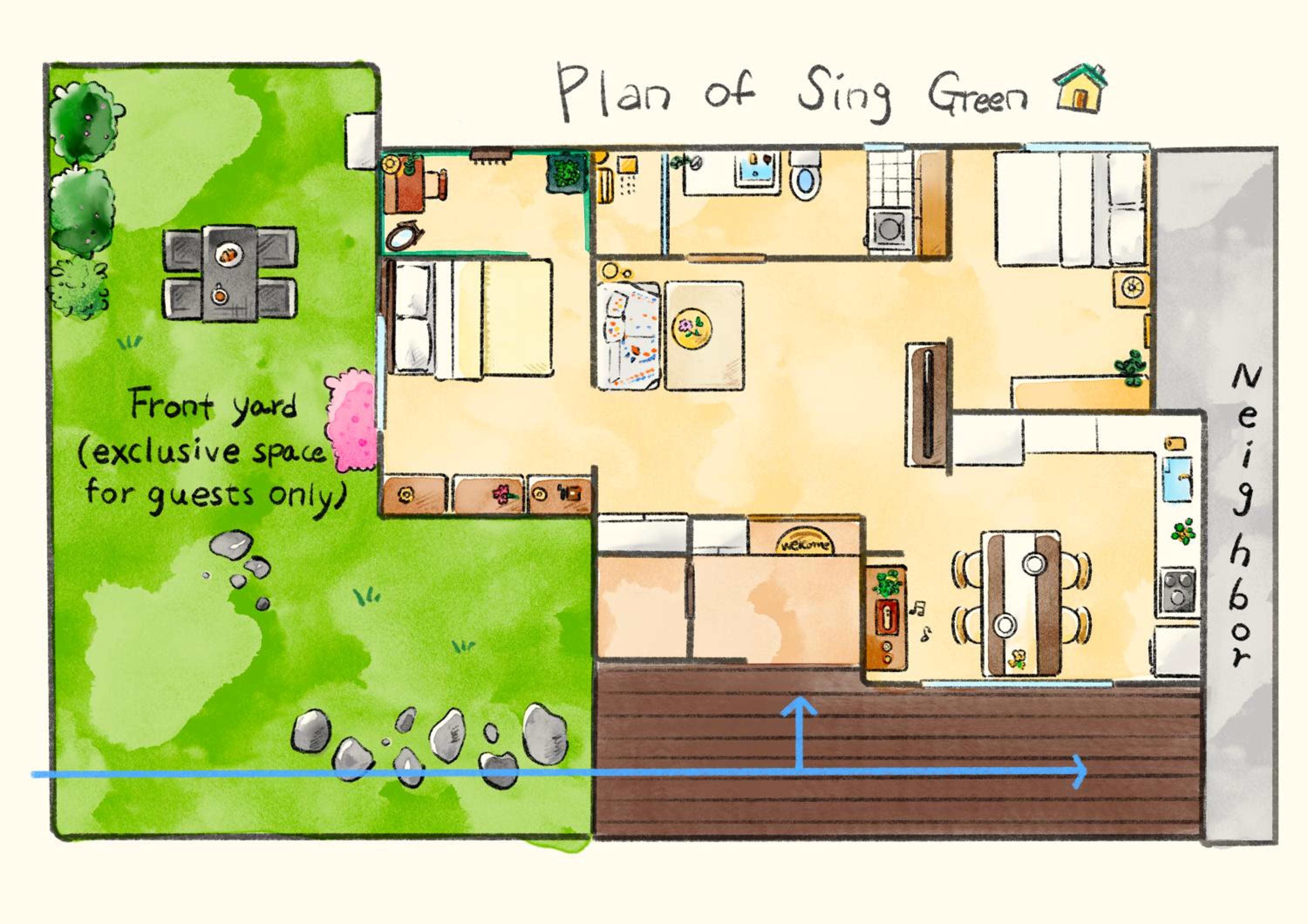 Sing Green_Seoul pension painting poetry and songs view 5