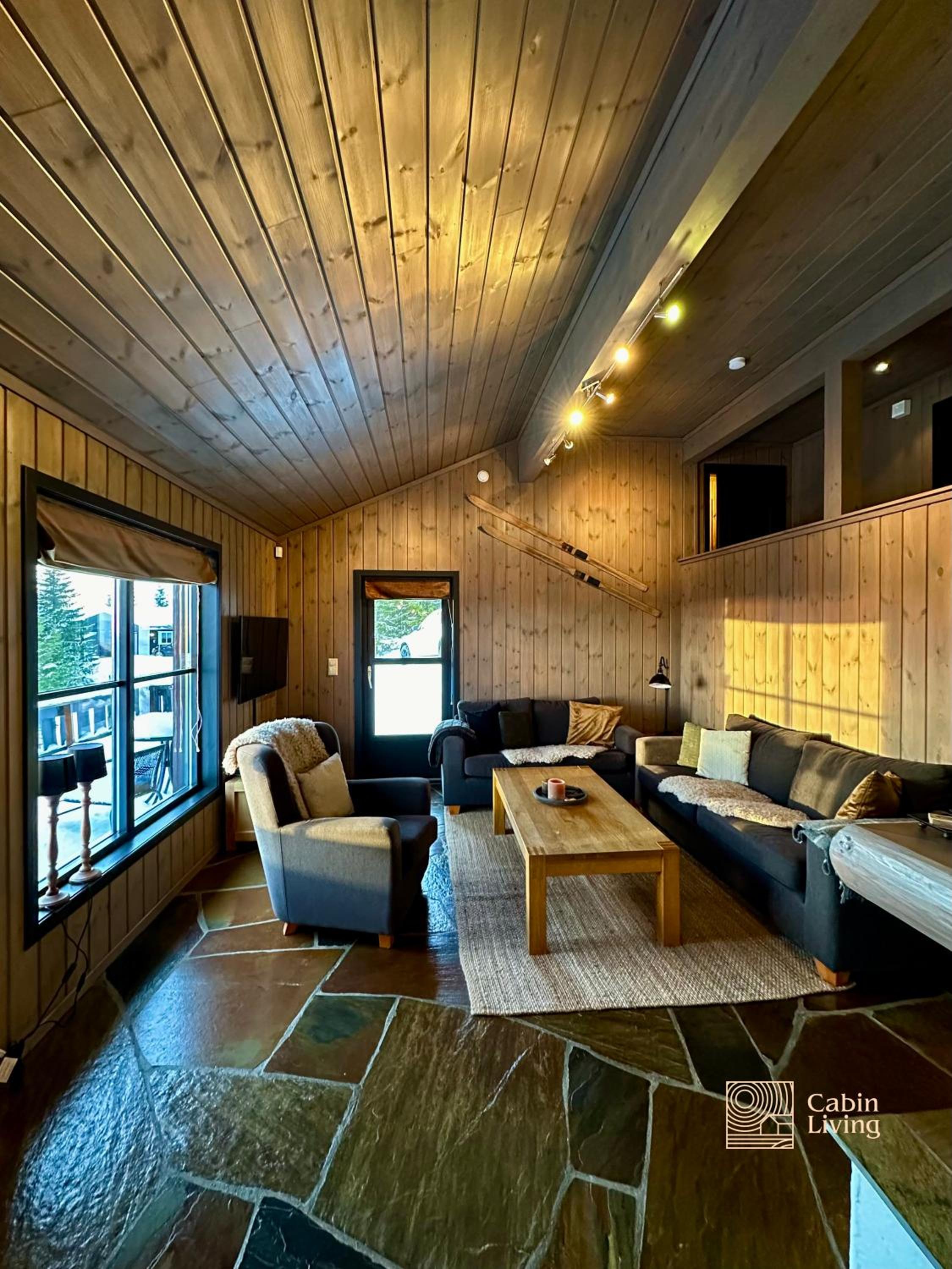 Large cabin at Sjusjøen with sauna, fireplace, view and cross-country skiing view 2