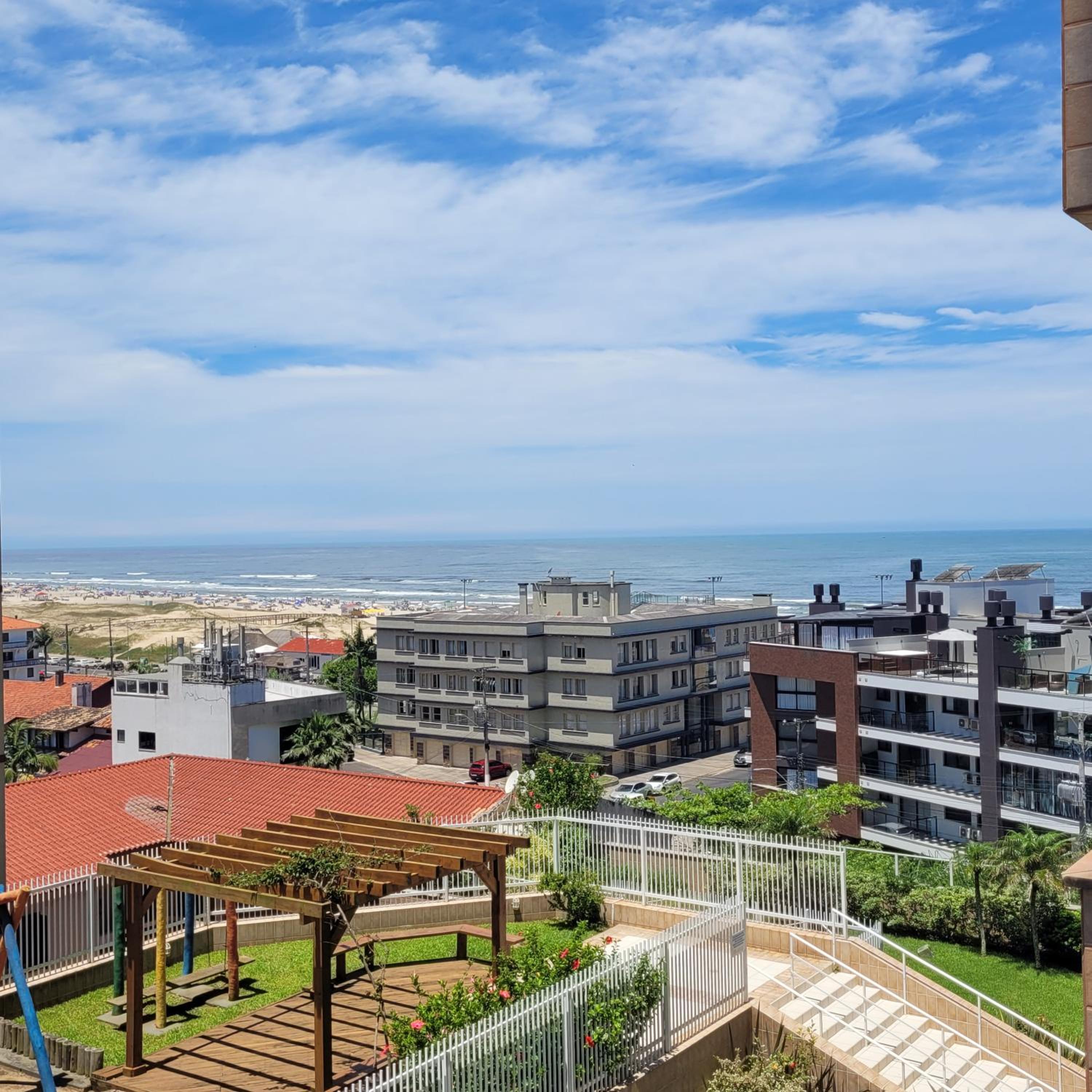 Dunas Flat 405 com vista mar, limpeza diária e roupas de cama e banho