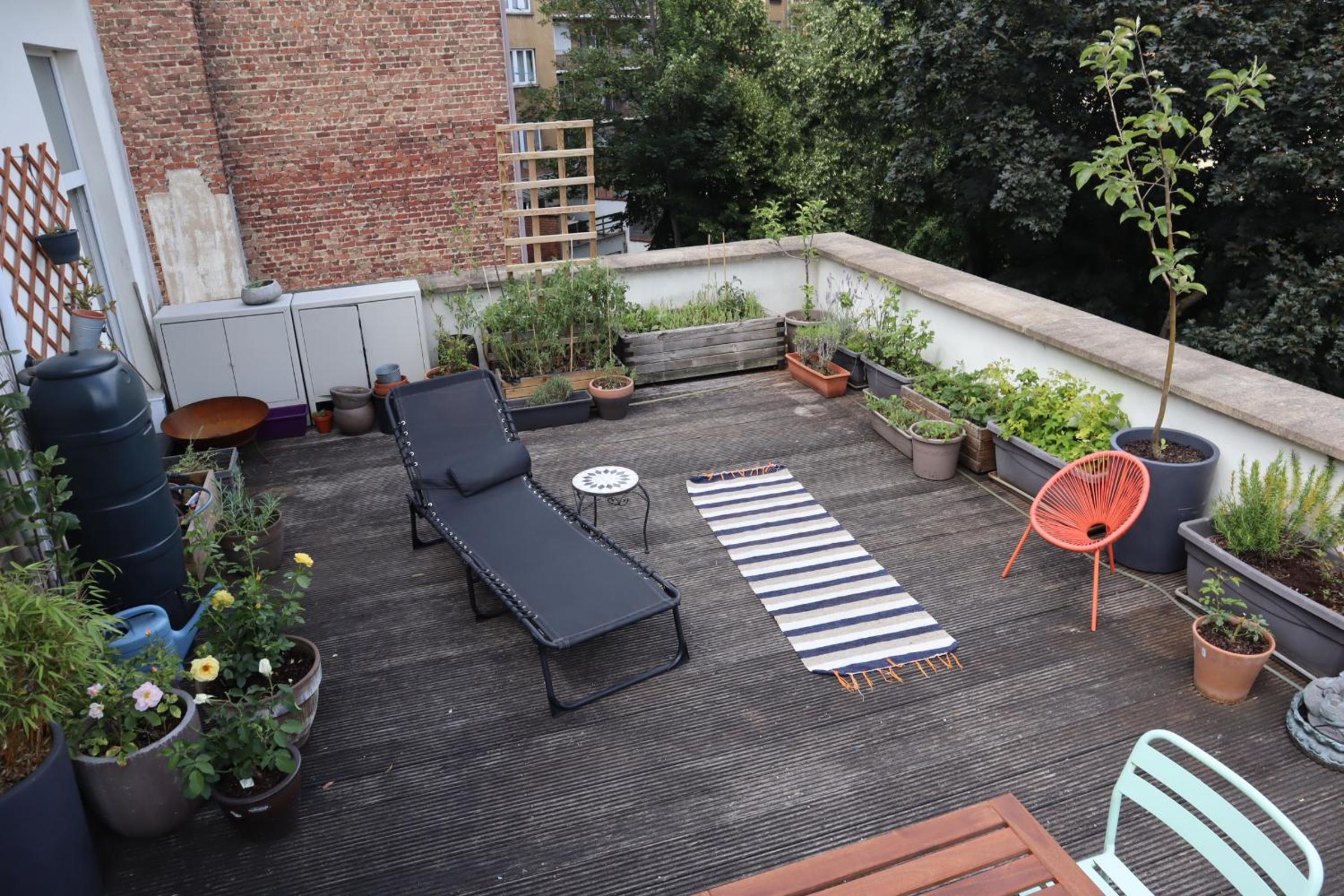 Appartement 2 chambres grande terrasse centre de Bruxelles