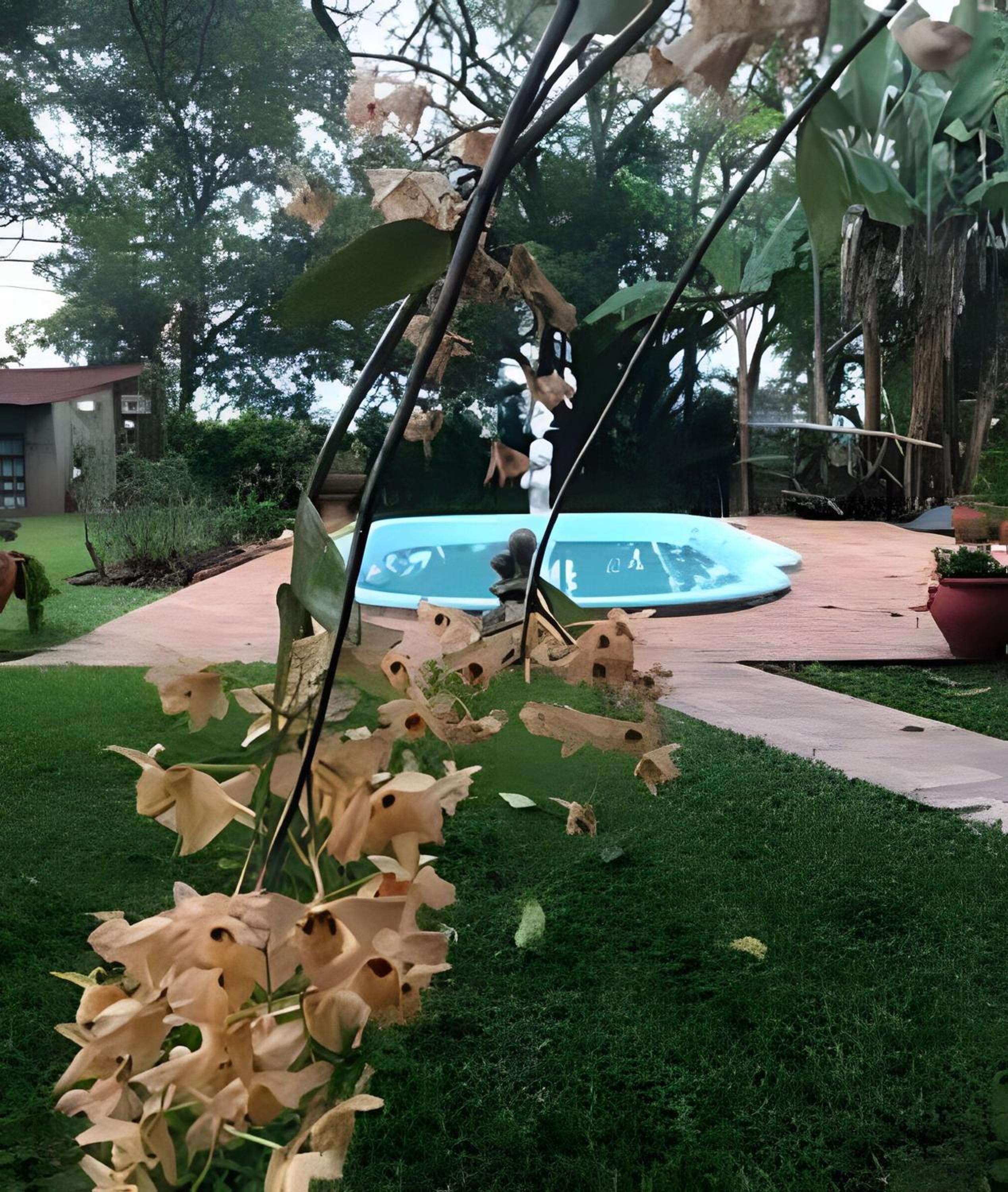 Cabañas con piscina en la entrada de Oberá