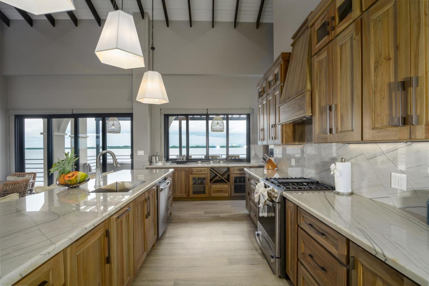 NEW 3 Story Waterfront 4Bedroom Villa with Amazing Sunset Mountain Views