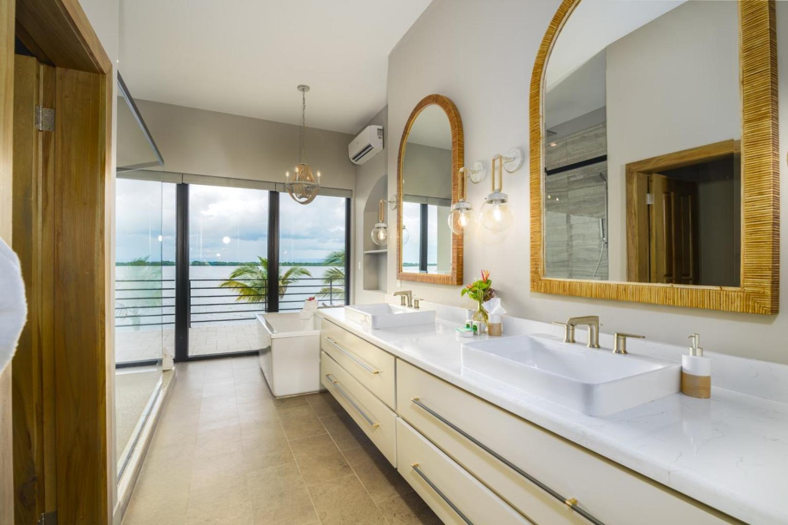 NEW 3 Story Waterfront 4Bedroom Villa with Amazing Sunset Mountain Views