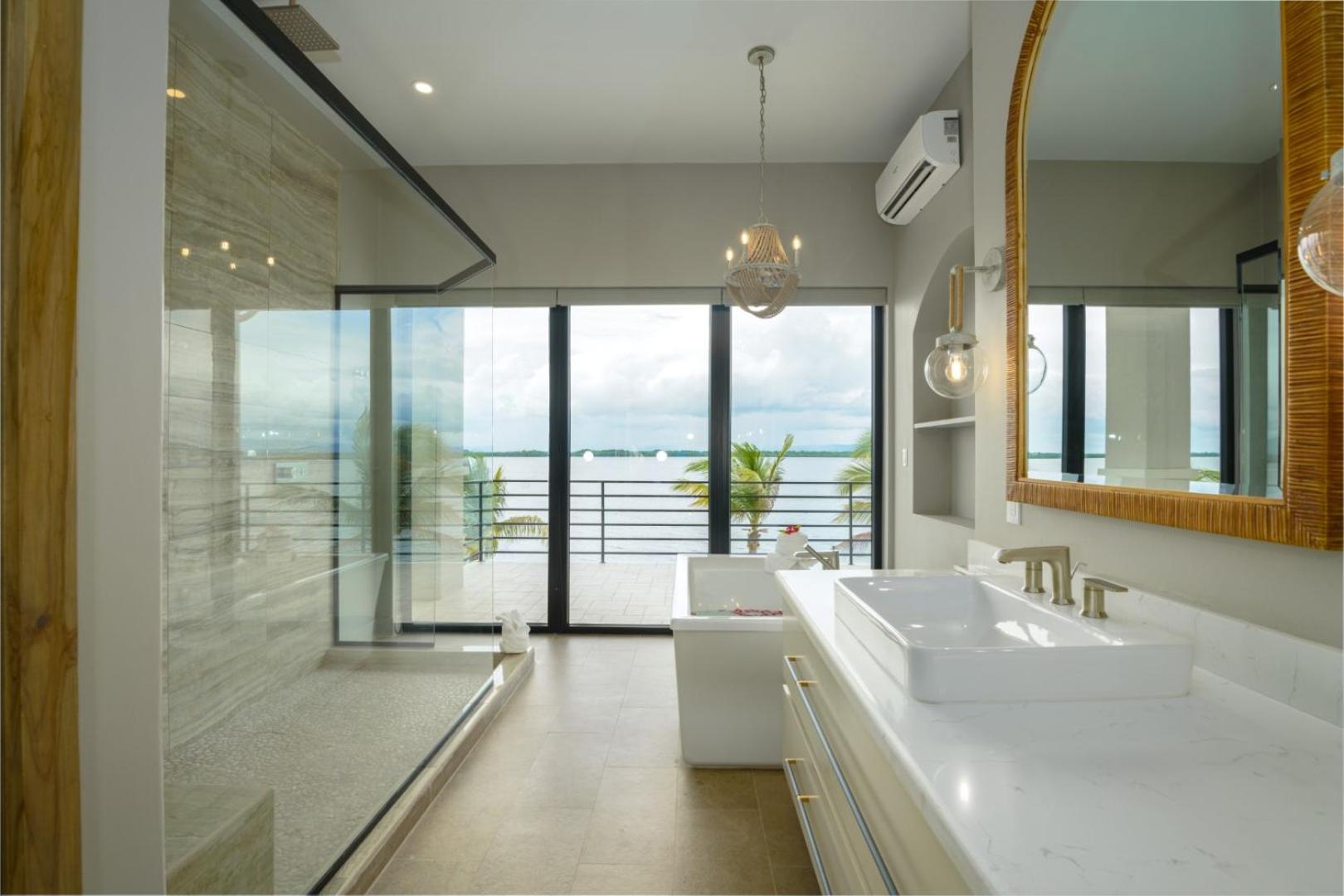 NEW 3 Story Waterfront 4Bedroom Villa with Amazing Sunset Mountain Views