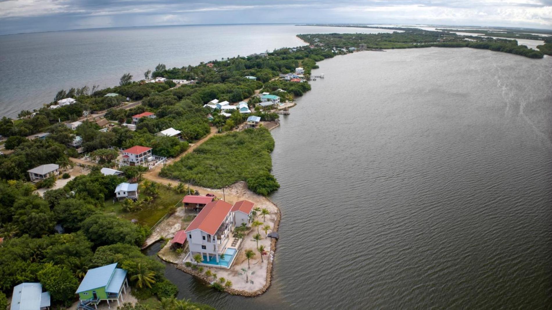 NEW 3 Story Waterfront 4Bedroom Villa with Amazing Sunset Mountain Views