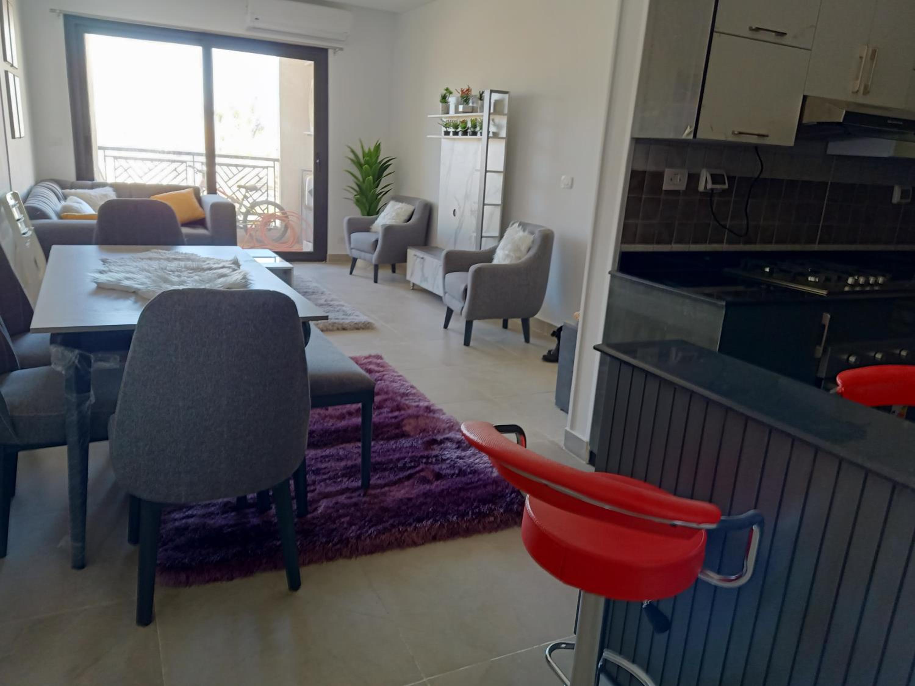 Fully furnished - 80 mt in Celia compound in new administrative city