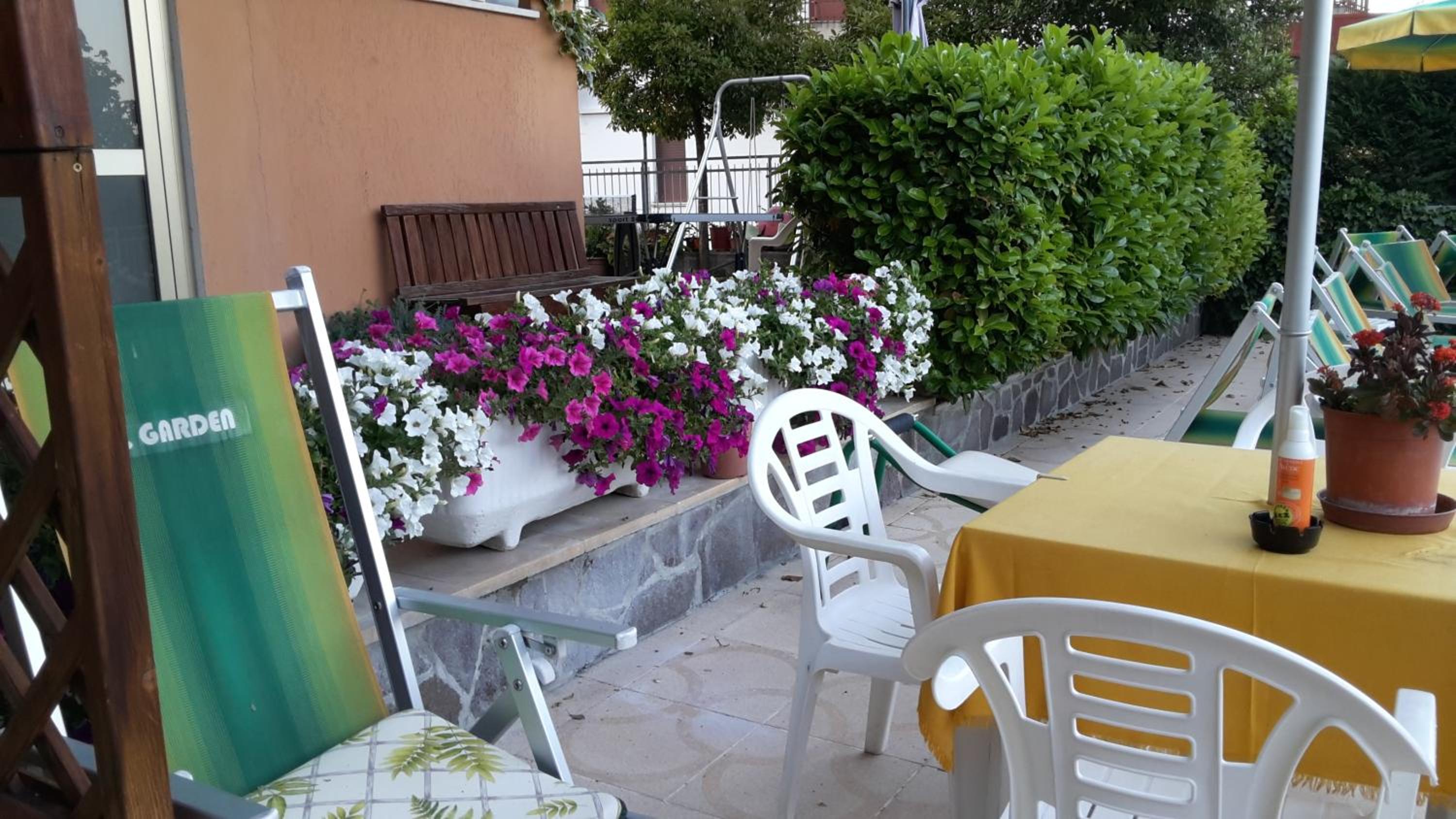 outdoor BBQ area